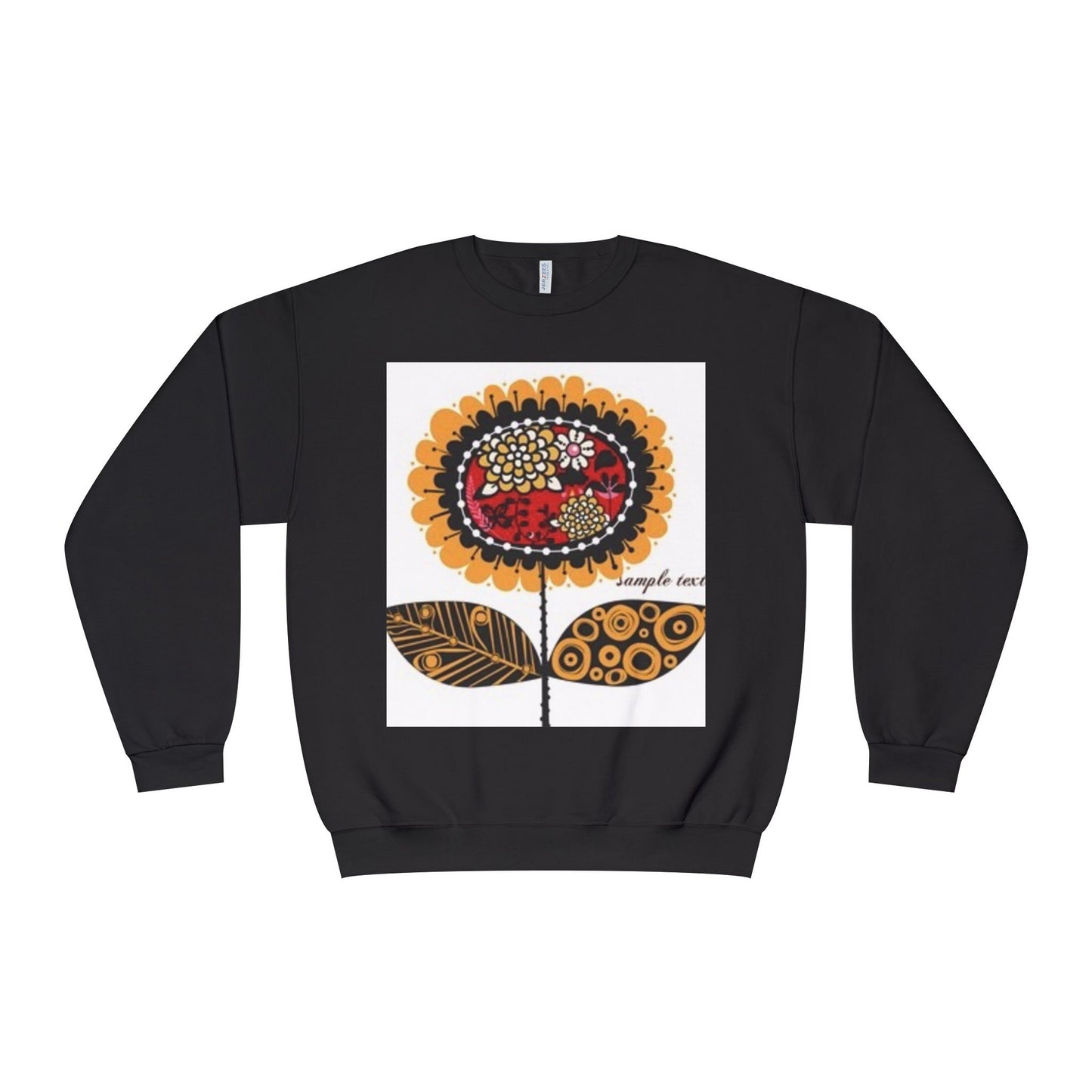 Floral Graphic Sweatshirt - Cozy Unisex Crewneck for All Occasions
