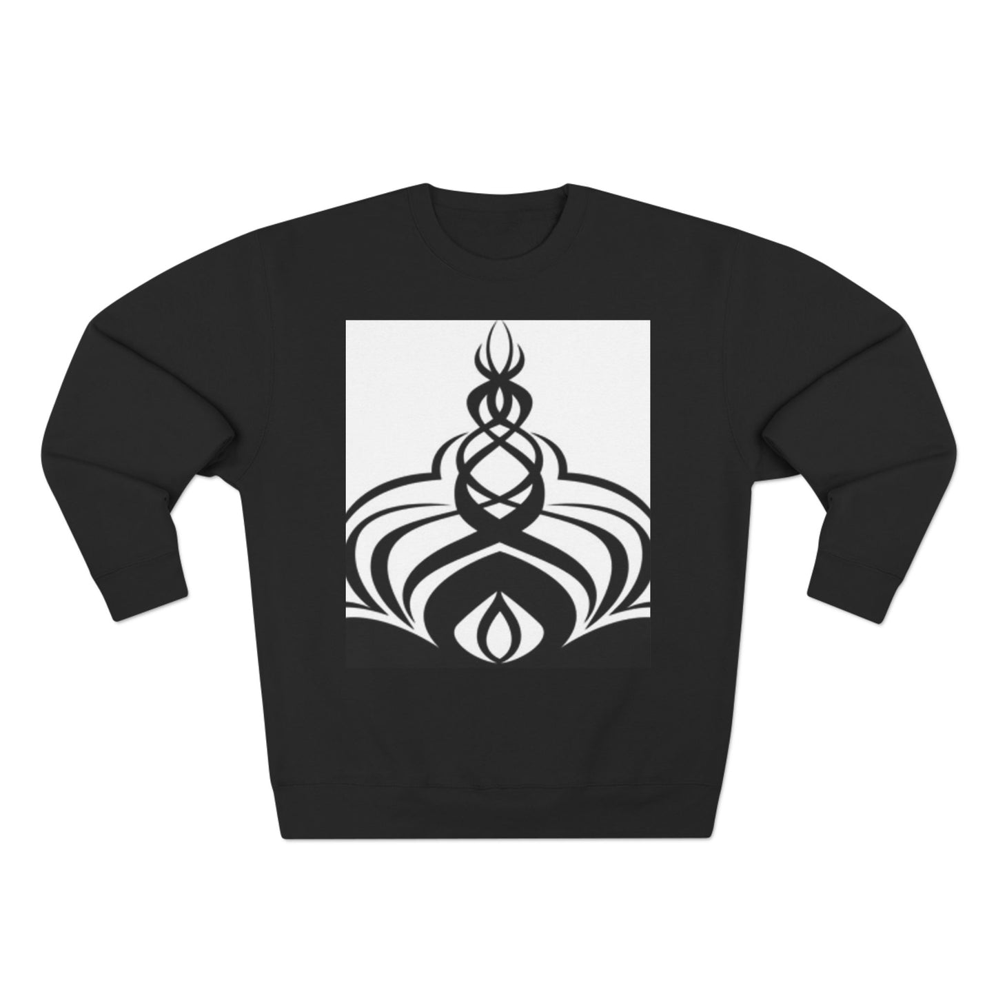 Modern Unisex Crewneck Sweatshirt with Abstract Design