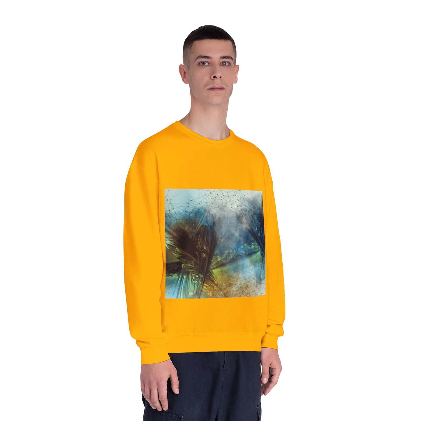 Tranquil Abstract Unisex Crewneck Sweatshirt - Cozy & Artistic