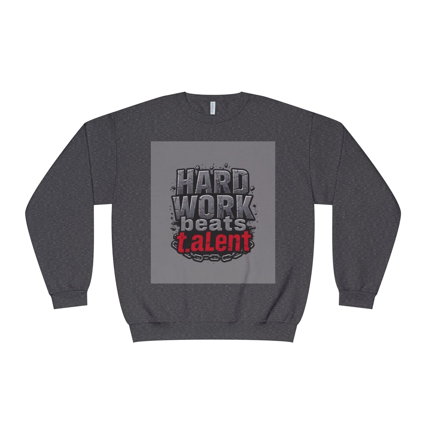 Stylish Abstract Red & Black Crewneck Sweatshirt - Unisex Casual Wear