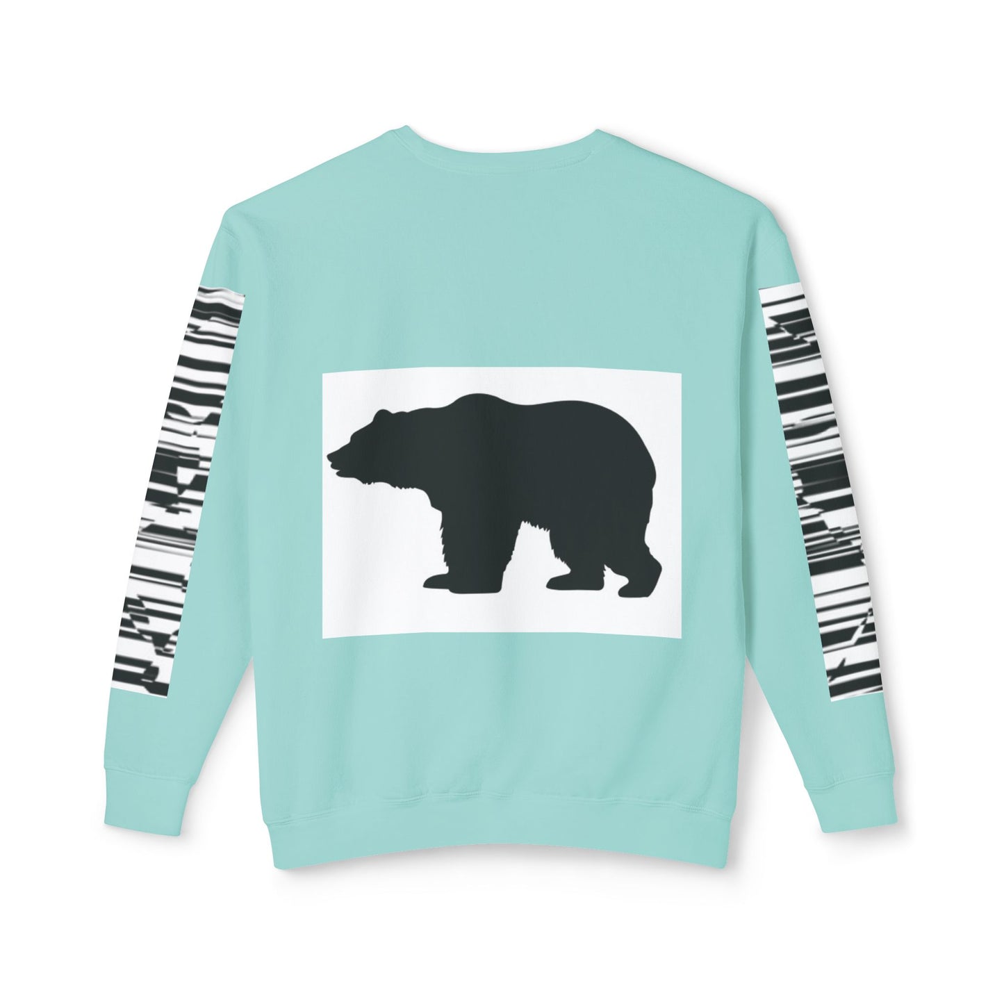 Stylish Bear Graphic Unisex Lightweight Crewneck Sweatshirt