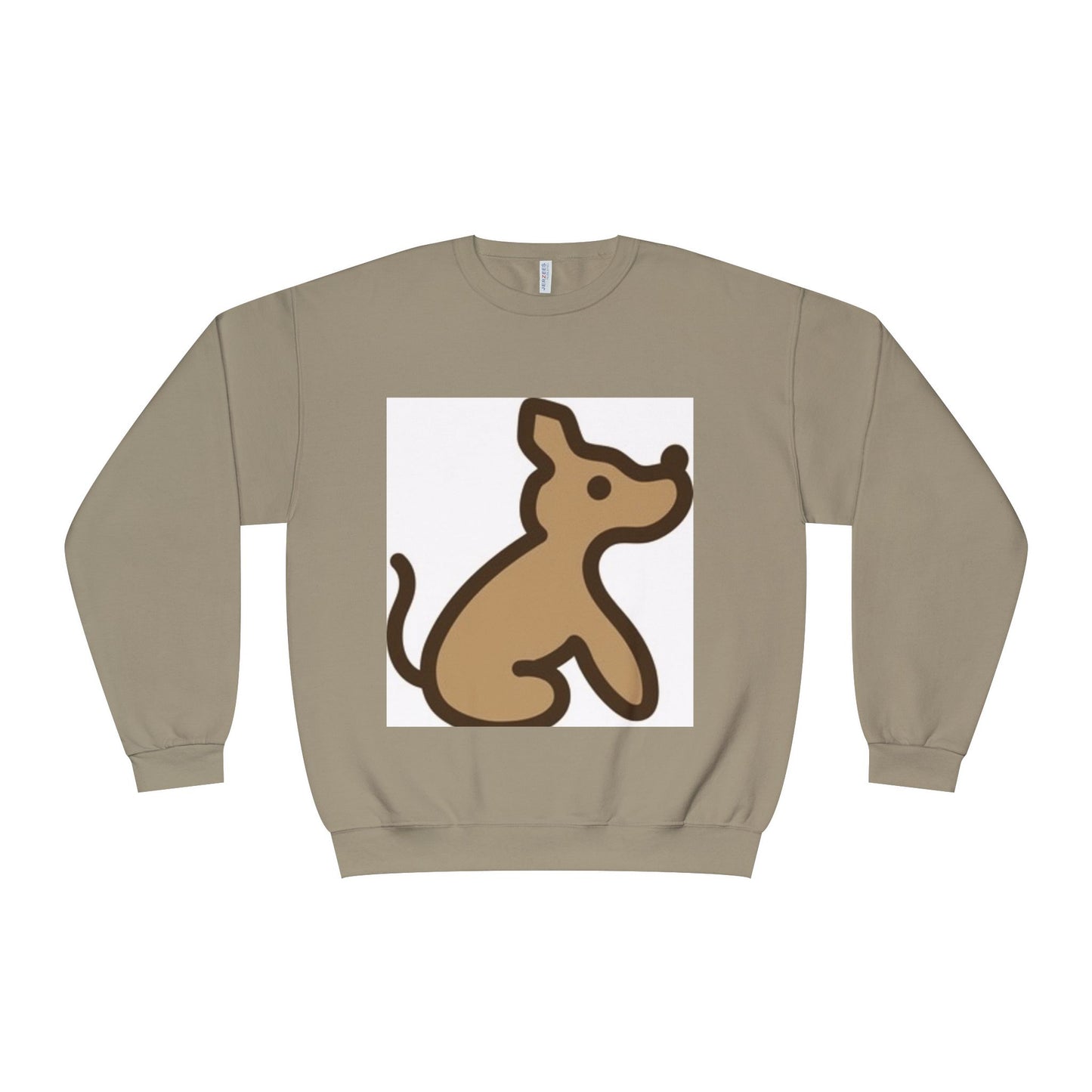 Cute Dog Illustration Unisex Crewneck Sweatshirt - Cozy Pet Lover Gift