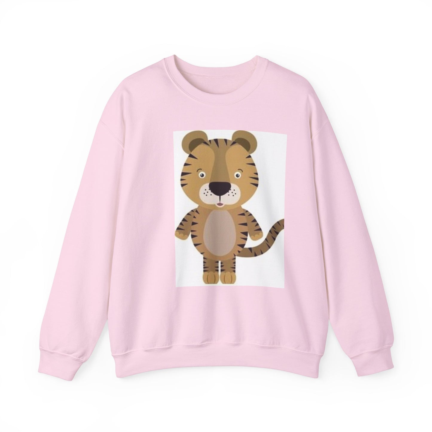 Cute Tiger Design Unisex Heavy Blend Crewneck Sweatshirt