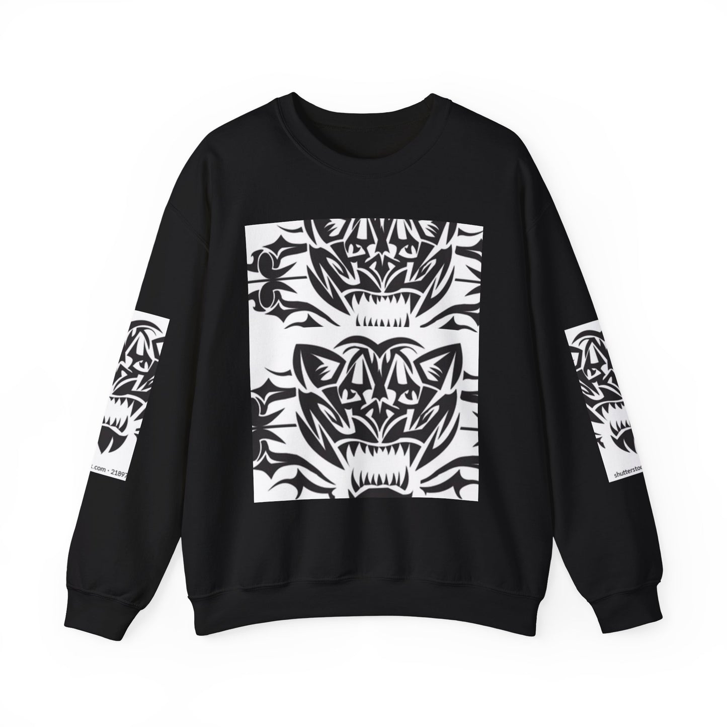 Bold Tiger Graphic Unisex Sweatshirt - Fierce Animal Design