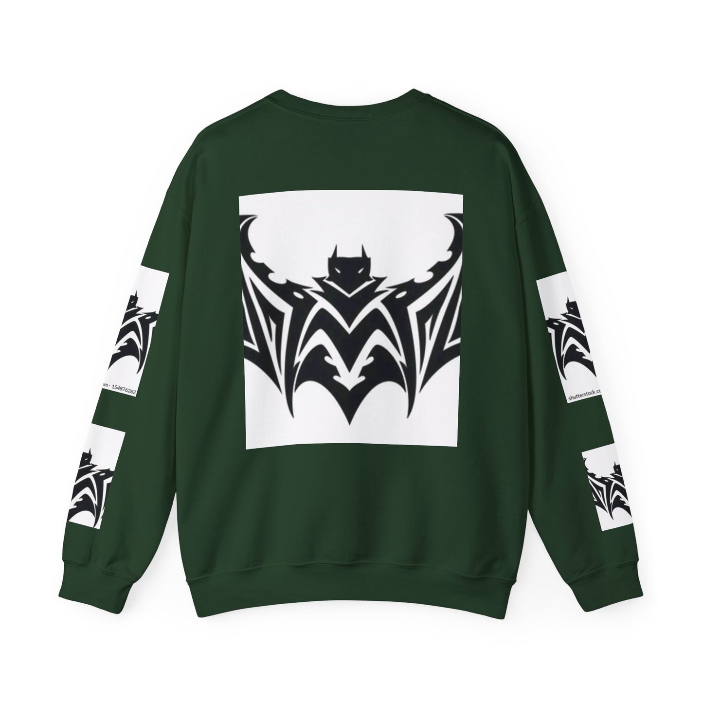 Gothic Bat Sweatshirt - Unisex Crewneck for Halloween & Casual Wear