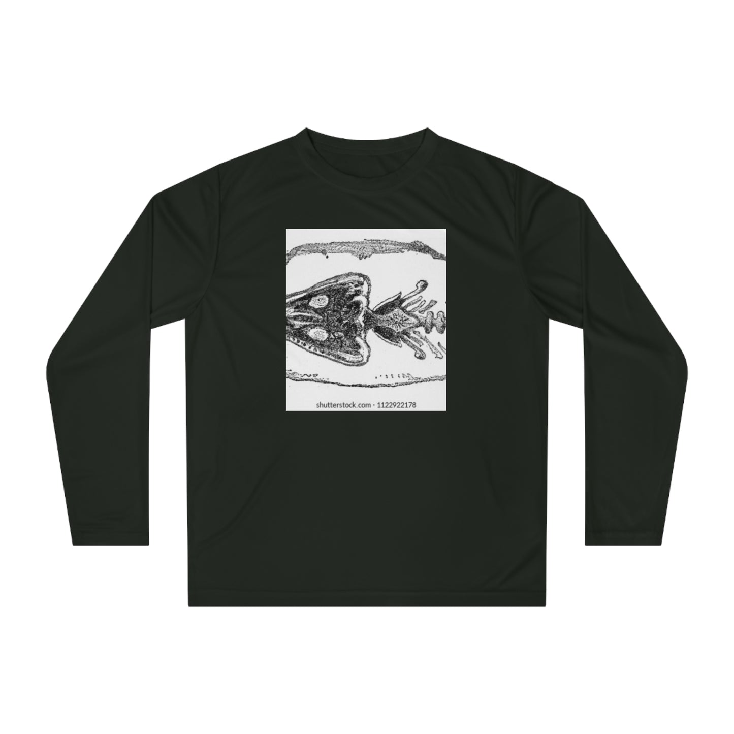 Outdoor Adventure Unisex Performance Long Sleeve Shirt - Vintage Rock Art Design