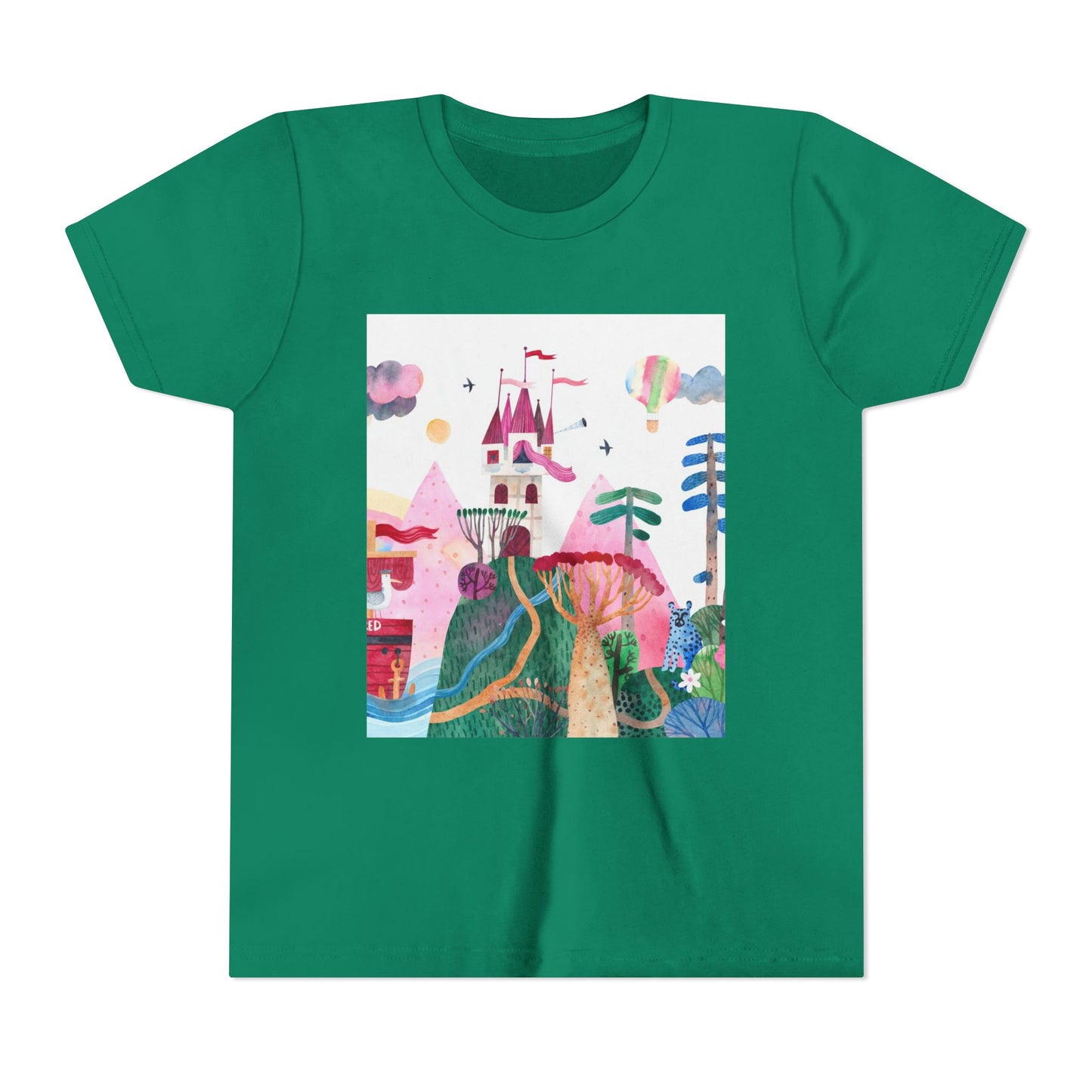 Mermaid Dreams Youth Tee - Cute Short Sleeve T-Shirt for Girls