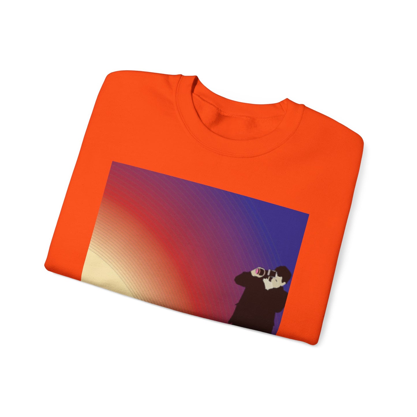 Vibrant Deer Sunset Unisex Crewneck Sweatshirt