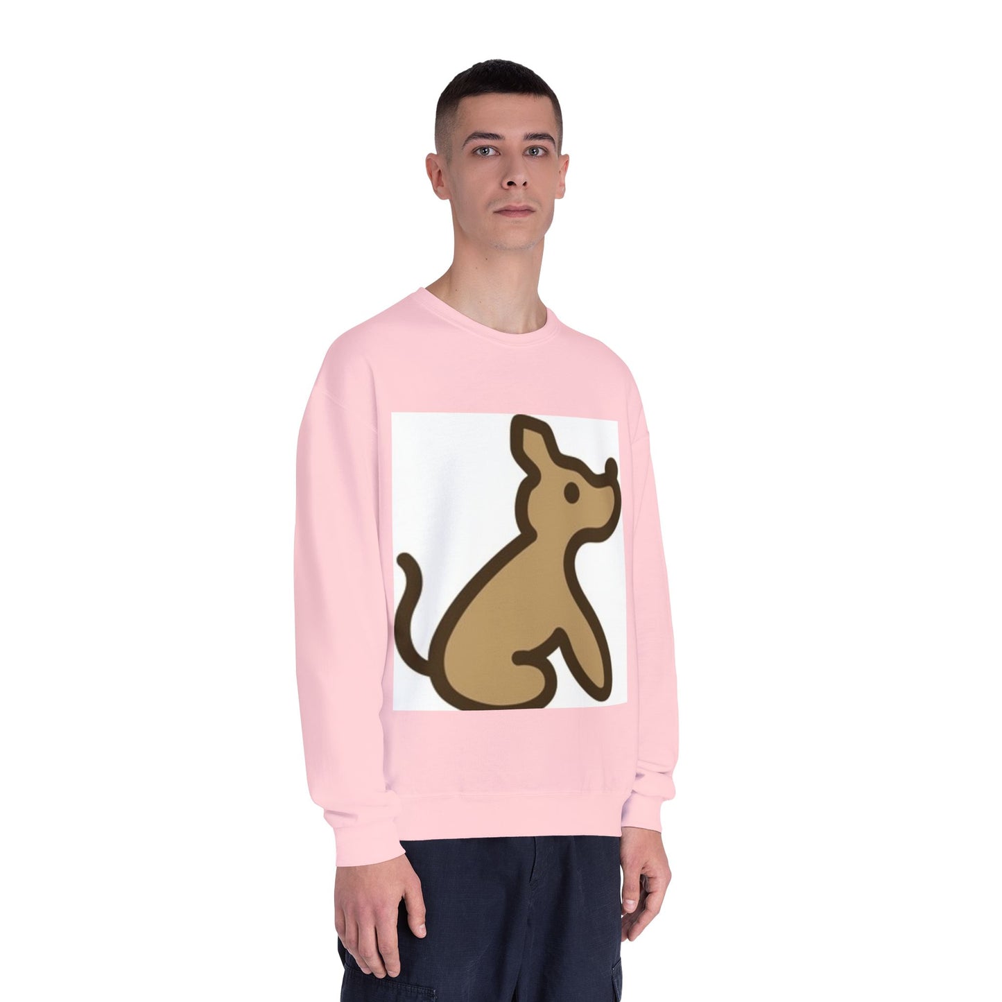 Cute Dog Illustration Unisex Crewneck Sweatshirt - Cozy Pet Lover Gift
