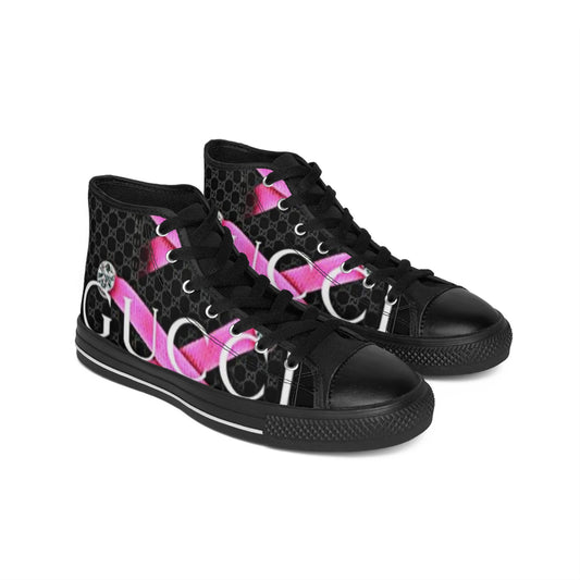 Stylish Women's Classic Sneakers with Pink Design