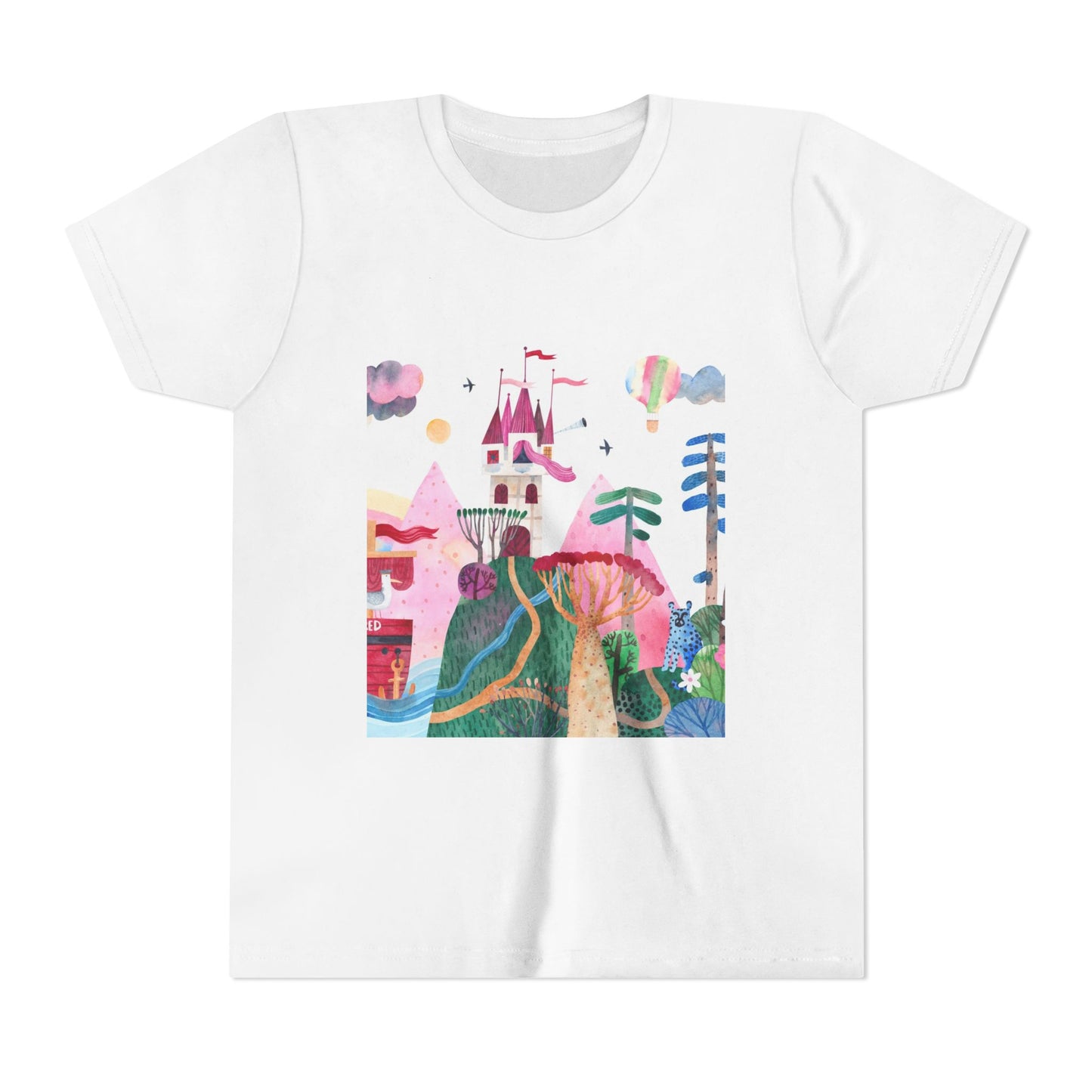 Mermaid Dreams Youth Tee - Cute Short Sleeve T-Shirt for Girls