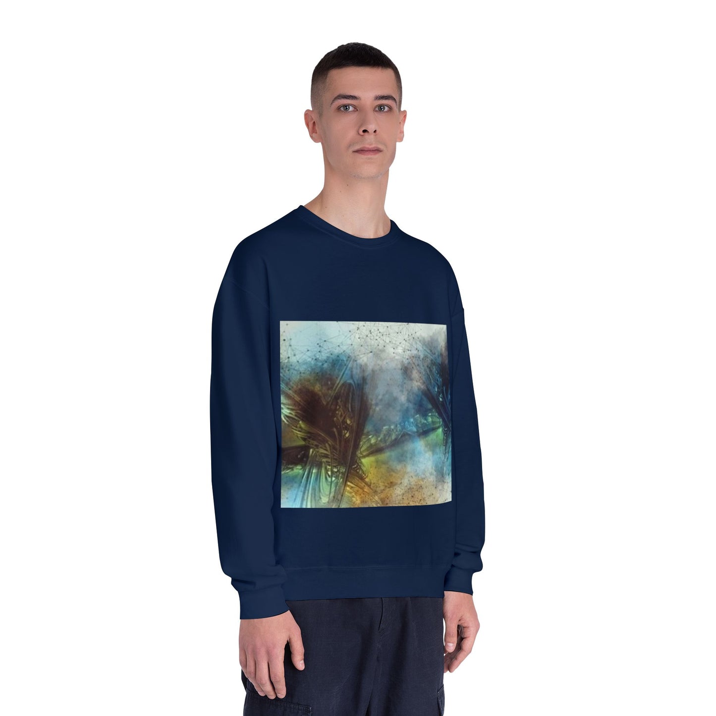 Tranquil Abstract Unisex Crewneck Sweatshirt - Cozy & Artistic