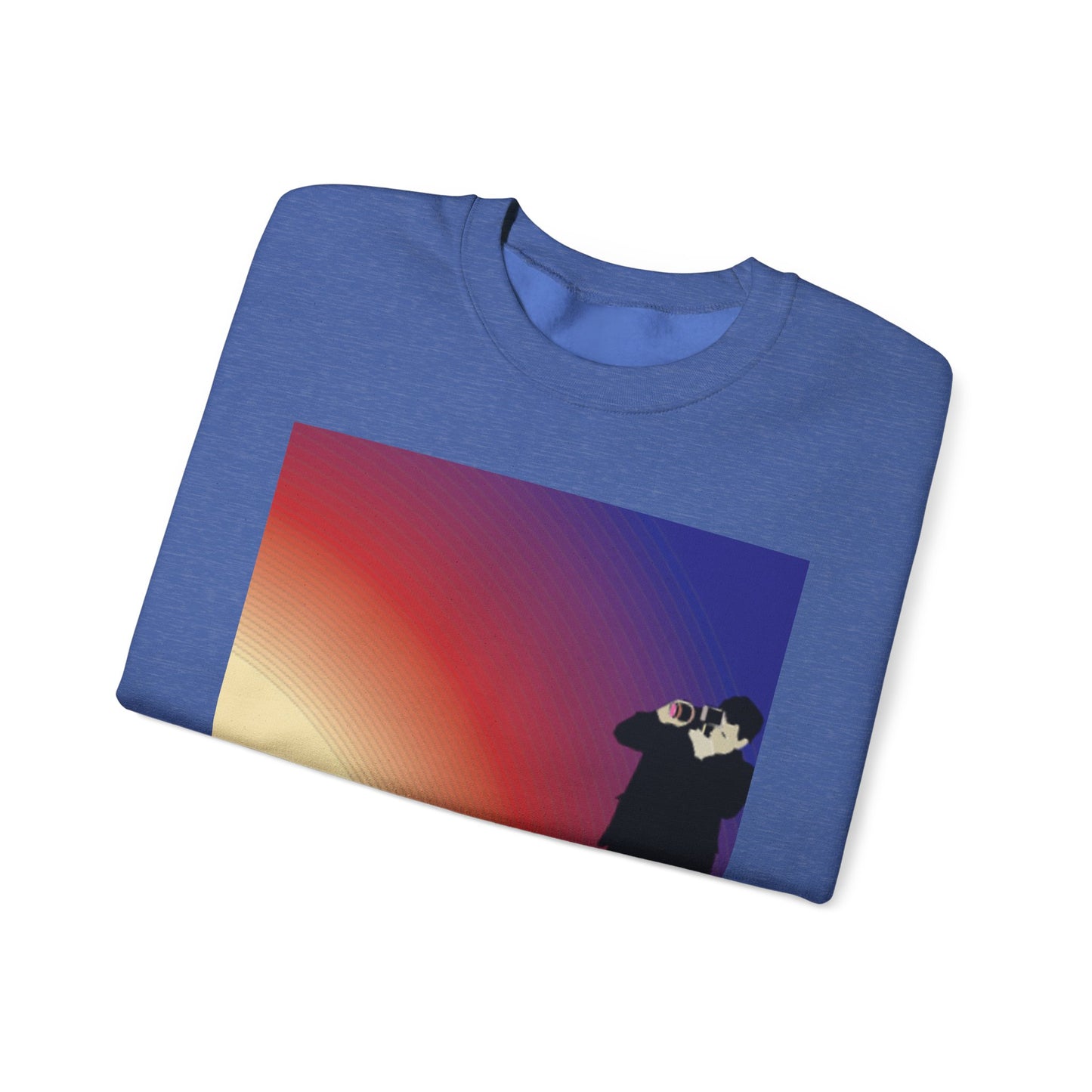 Vibrant Deer Sunset Unisex Crewneck Sweatshirt