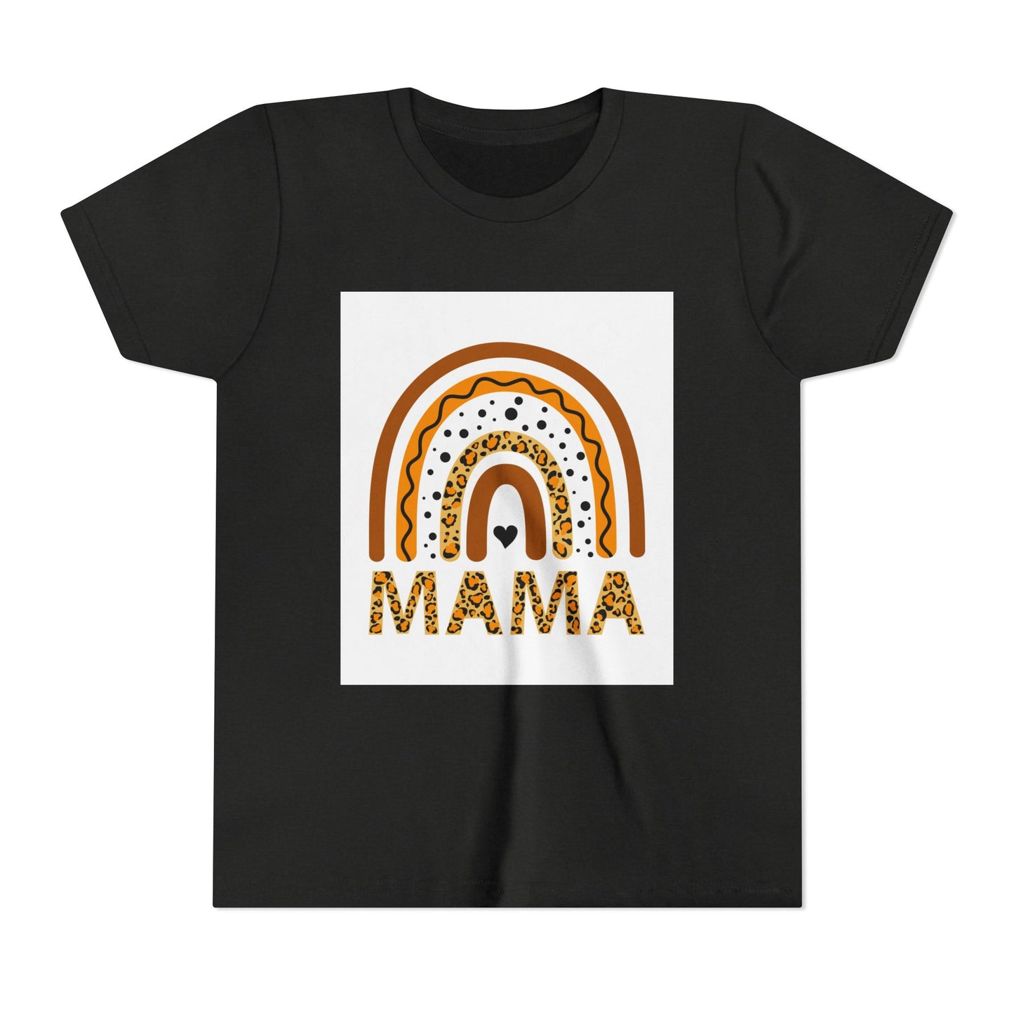 Mama Rainbow Youth Tee - Trendy Short Sleeve T-Shirt for Kids