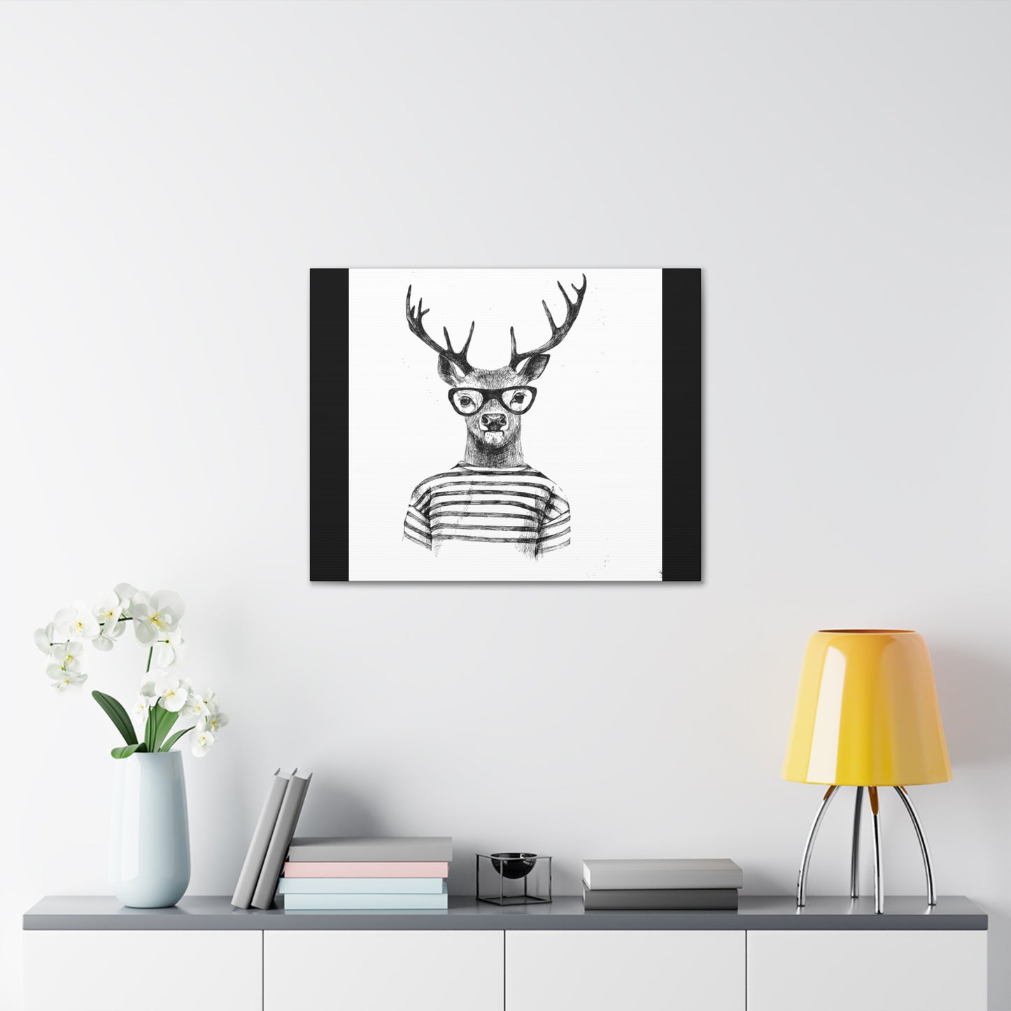 Whimsical Deer Canvas Gallery Wraps - Unique Home Decor for Animal Lovers