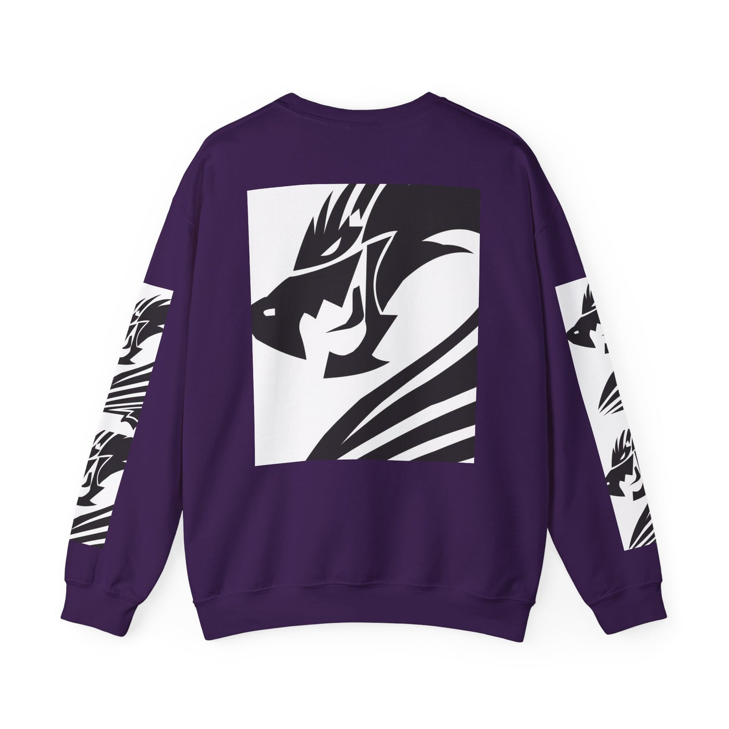 Dragon Graphic Unisex Heavy Blend Sweatshirt - Cozy and Stylish for Fantasy Enthusiasts