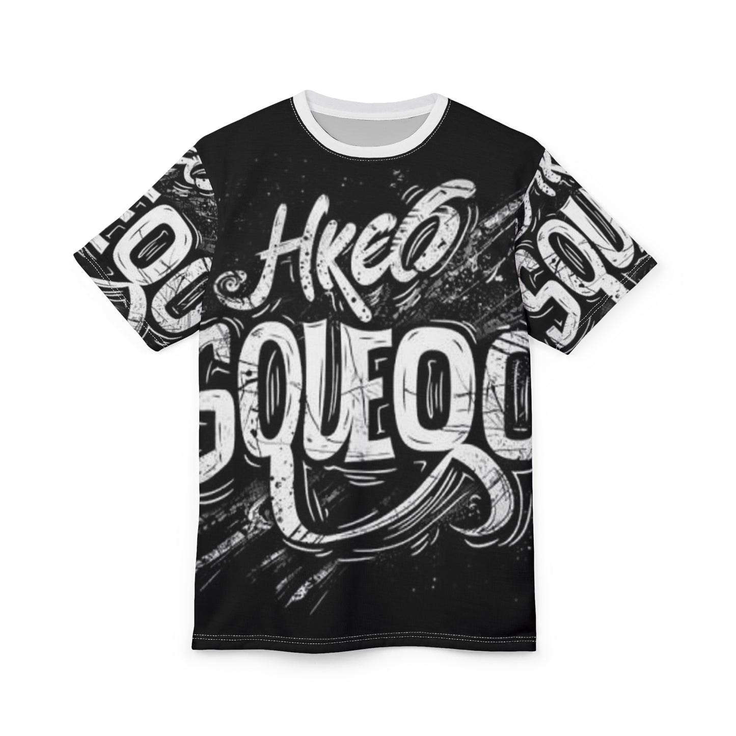 Edgy Unisex Graphic Tee - Artsy Squeaky Design - Perfect for Casual Wear and Street Style