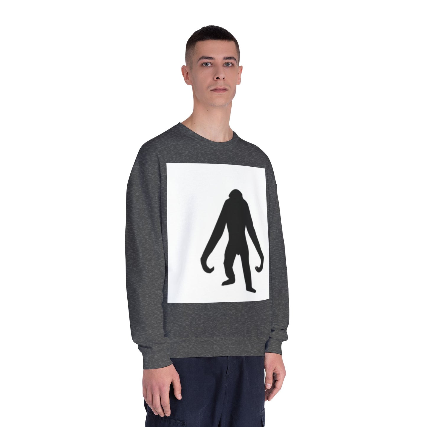 Sasquatch Silhouette Unisex Crewneck Sweatshirt - Cozy & Fun