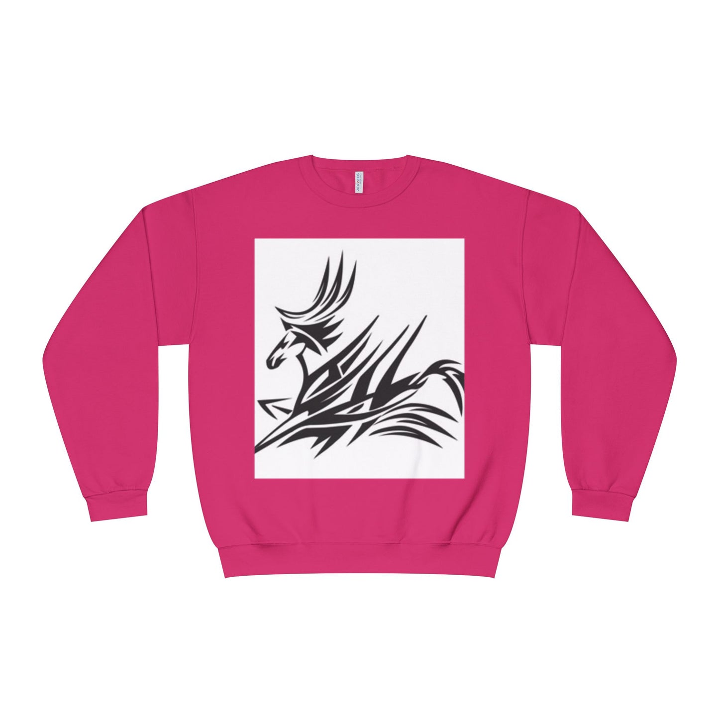 Trendy Tribal Design Unisex Crewneck Sweatshirt - Perfect for Casual Wear & Gifting