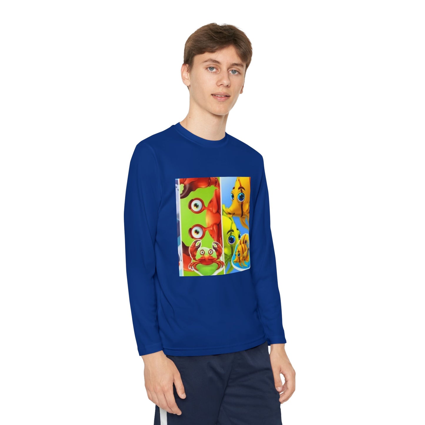 Vibrant Youth Long Sleeve Tee - Fun Animal Designs for Playful Kids