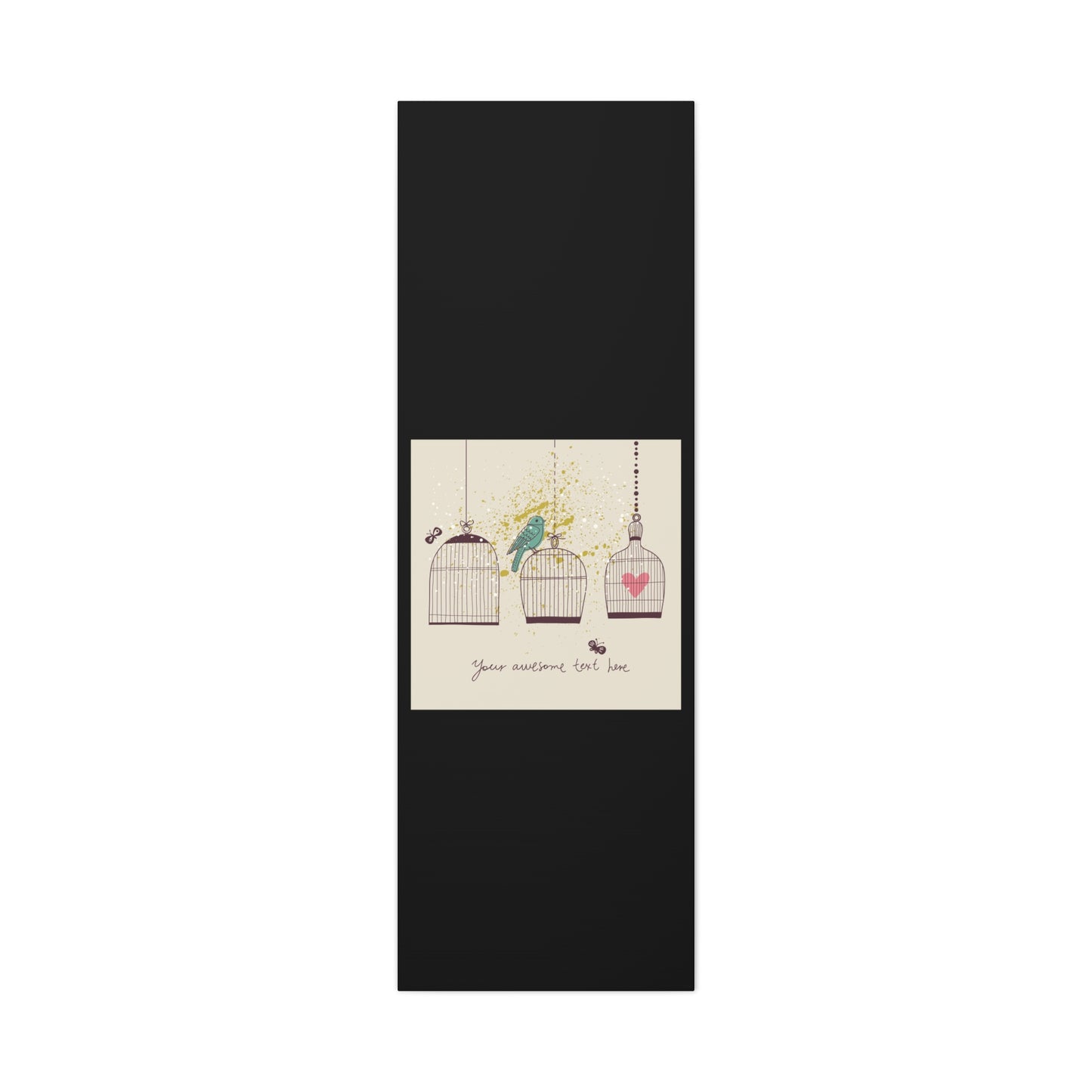 Whimsical Birdcage Canvas Wall Art - Personalized Home Decor