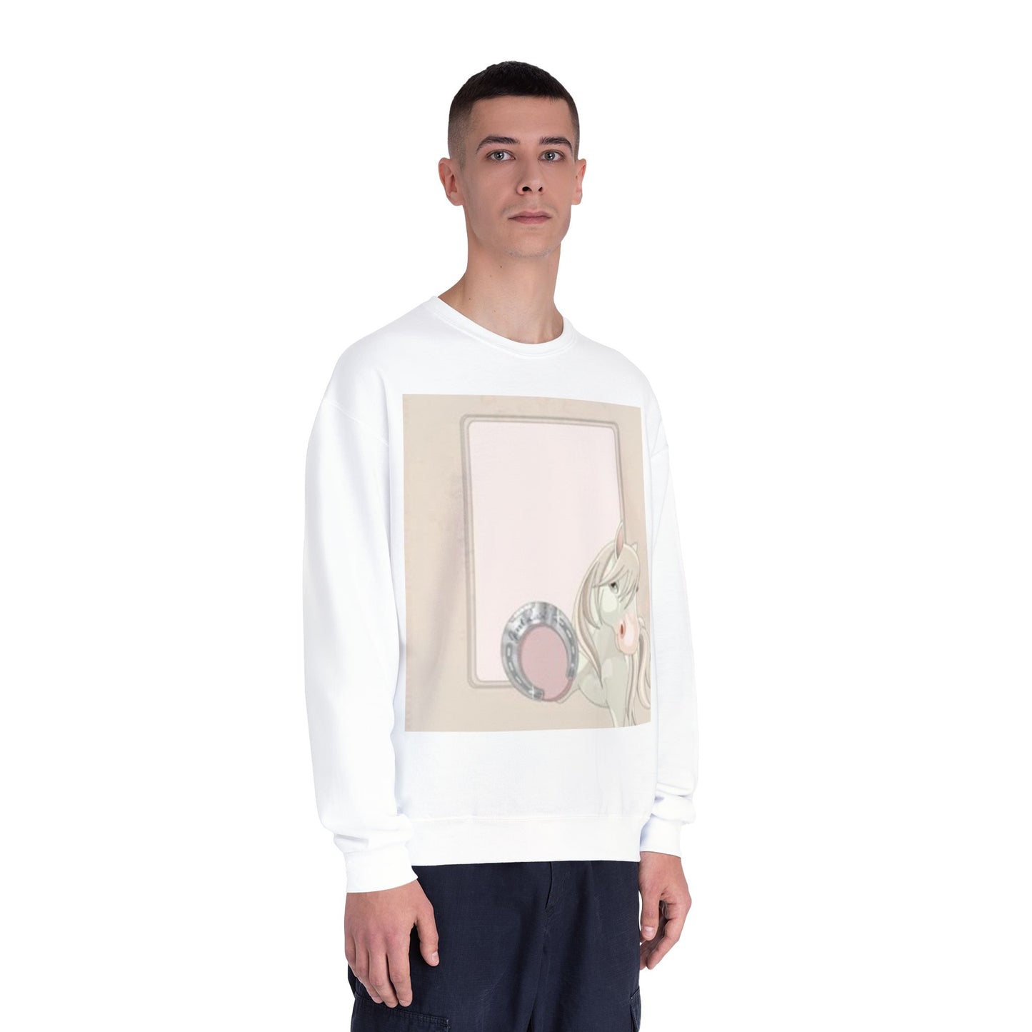 Cute Unicorn Blank Space Unisex Crewneck Sweatshirt
