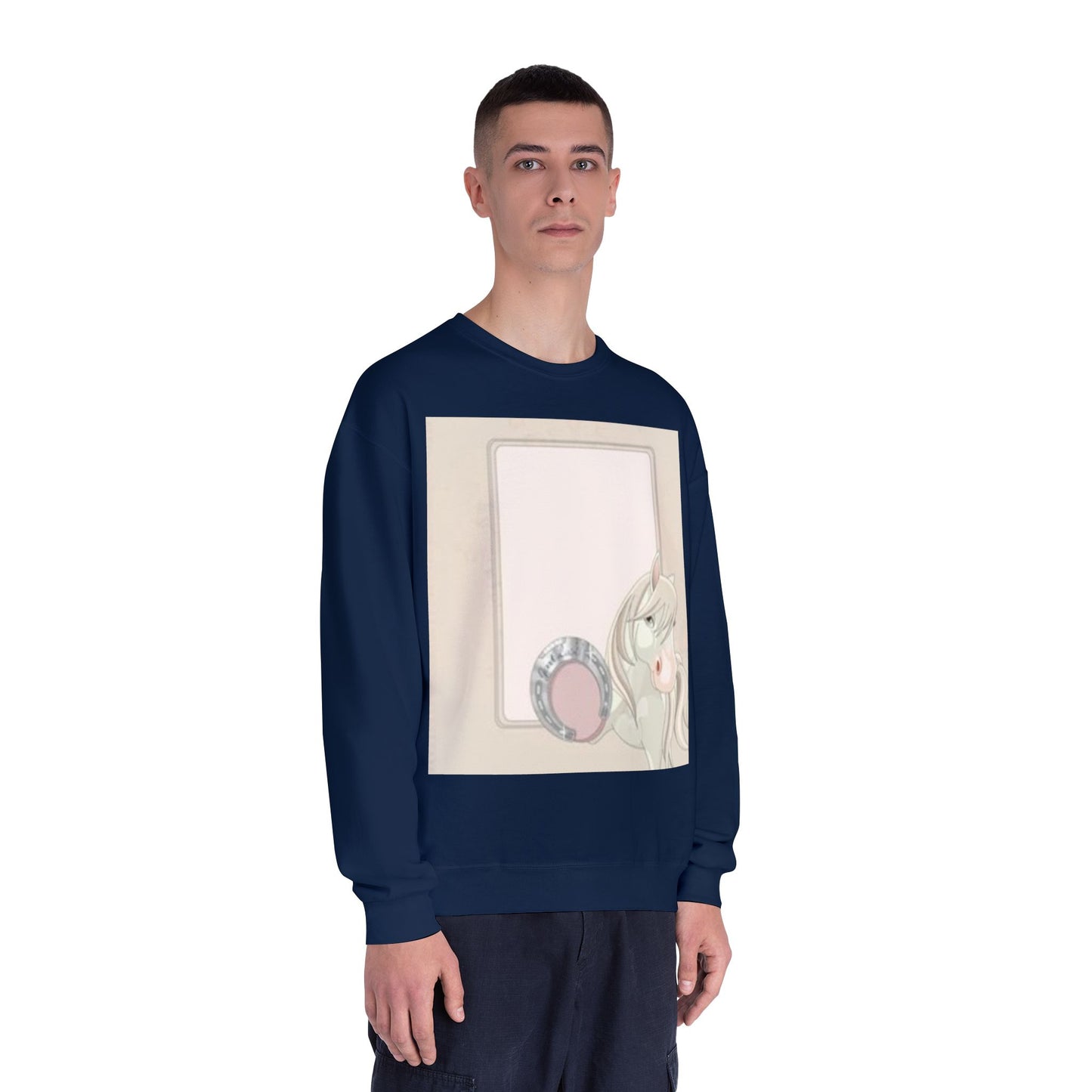 Cute Unicorn Blank Space Unisex Crewneck Sweatshirt