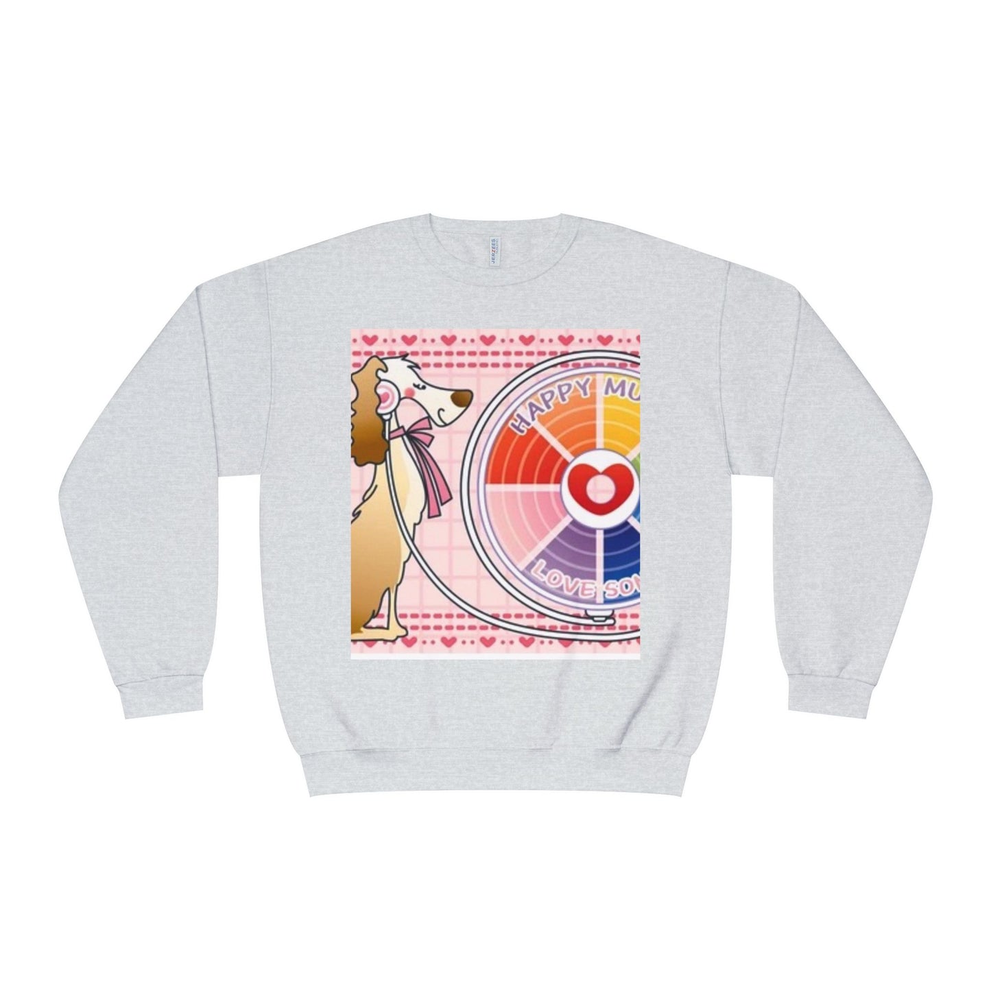Happy Mood Love Sound Unisex Crewneck Sweatshirt