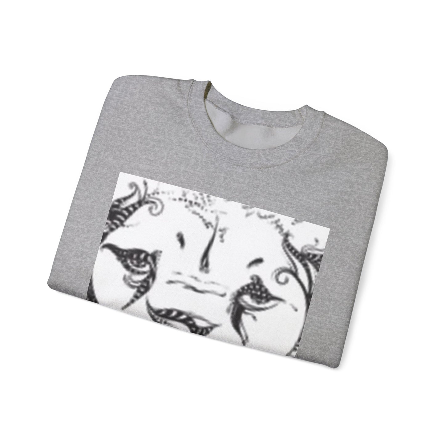 Wild Spirit Lion Graphic Crewneck Sweatshirt | Unisex Heavy Blend