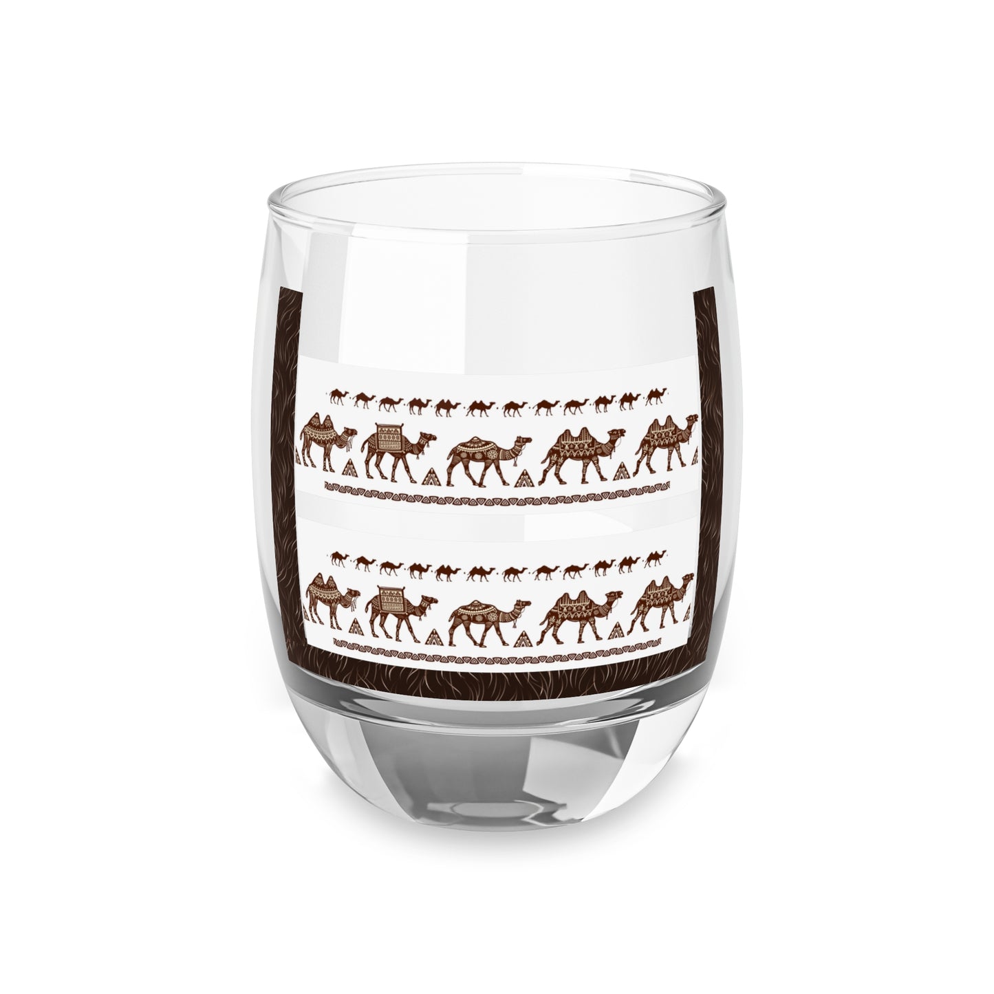 Rustic Whiskey Glass with Camel Design - Perfect Gift for Whiskey Lovers & Outdoor Enthusiasts