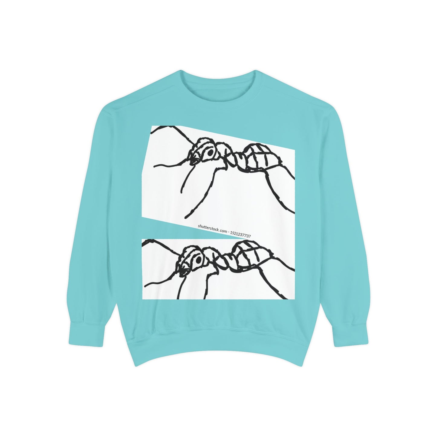 Ant-Inspired Unisex Garment-Dyed Sweatshirt - Unique Nature Lover Gift