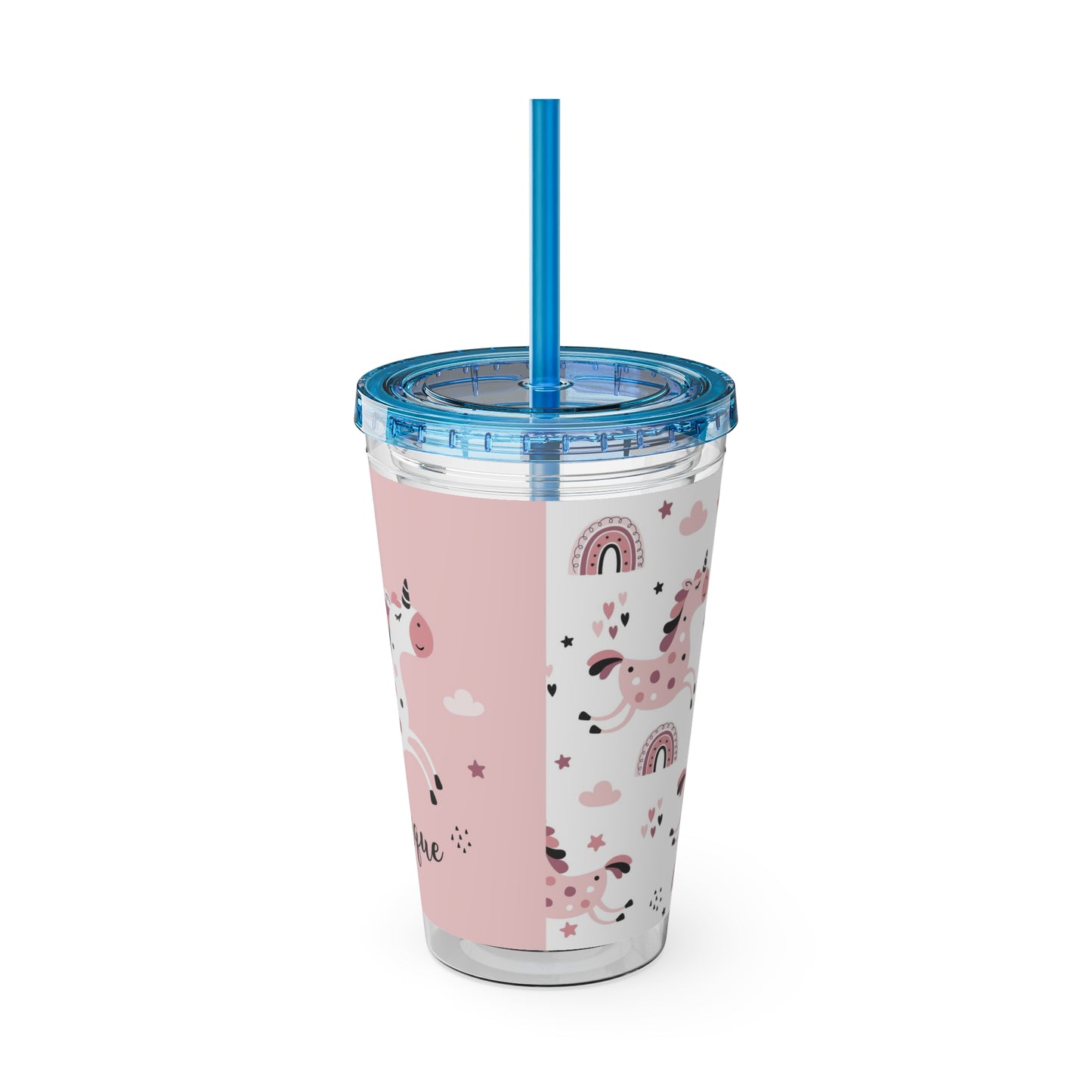 Sunsplash Unicorn Tumbler – 16oz Drinkware with Straw, Perfect for Kids & Unicorn Lovers