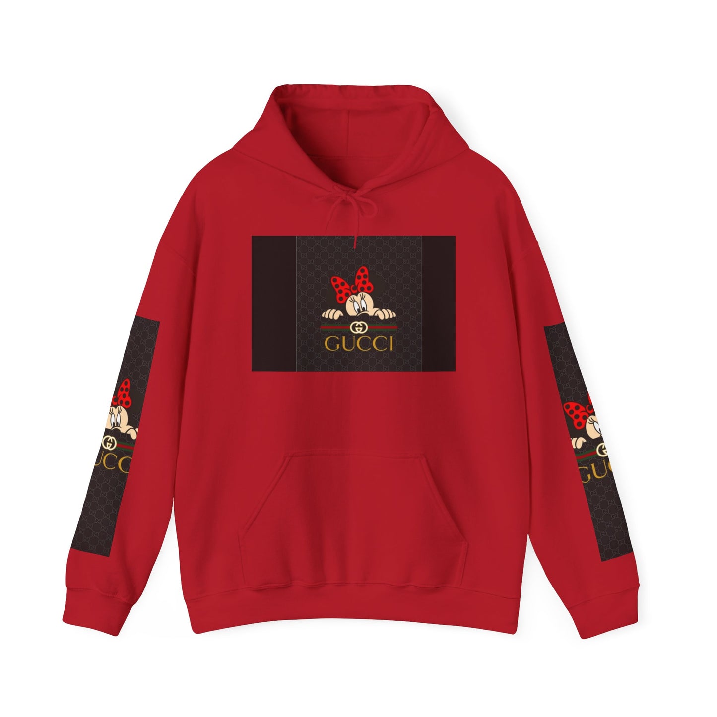 Gucci-Inspired Minnie Mouse Hooded Sweatshirt for Disney Fans