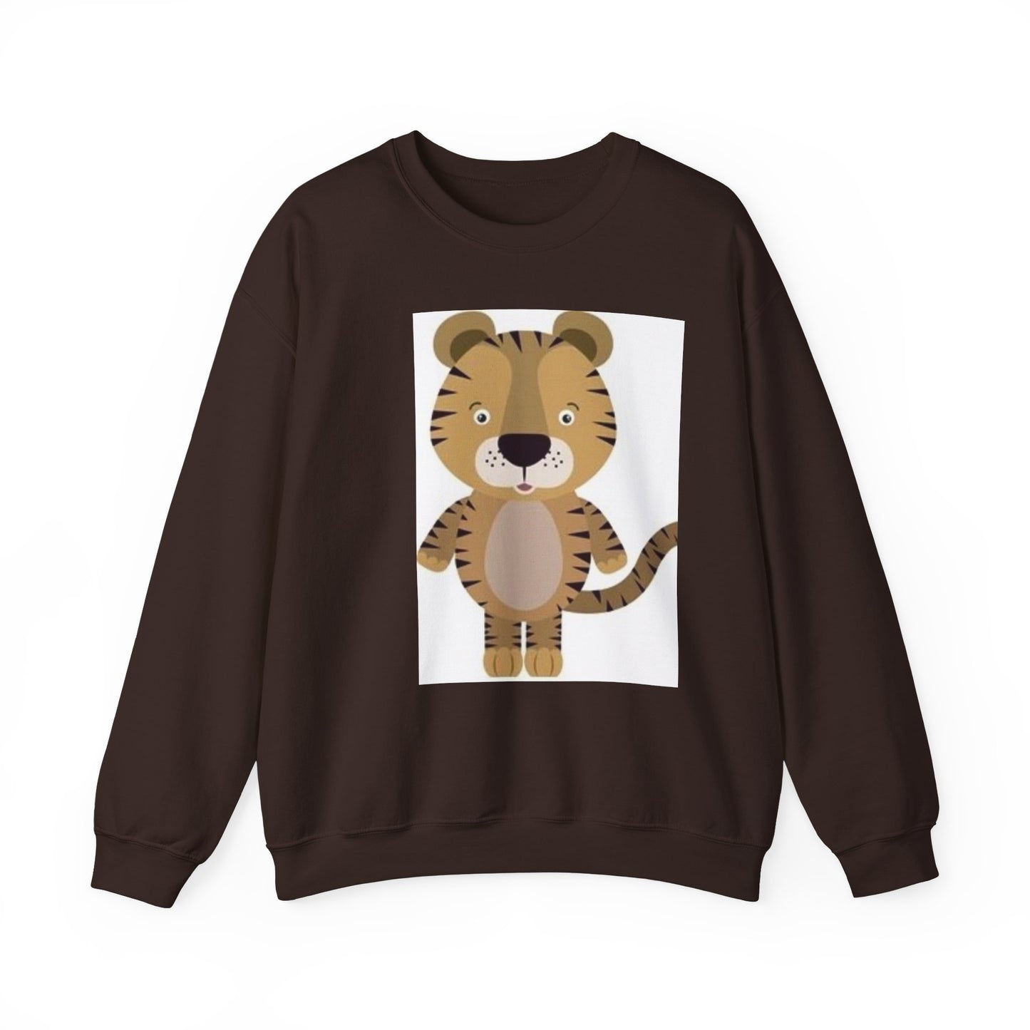 Cute Tiger Design Unisex Heavy Blend Crewneck Sweatshirt