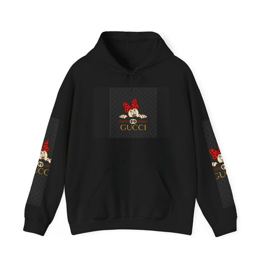 Gucci-Inspired Minnie Mouse Hooded Sweatshirt for Disney Fans