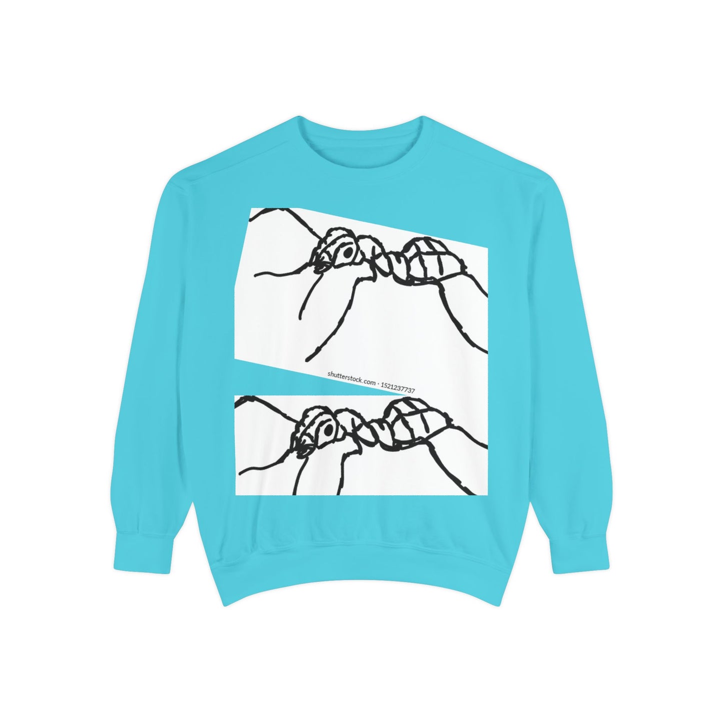 Ant-Inspired Unisex Garment-Dyed Sweatshirt - Unique Nature Lover Gift