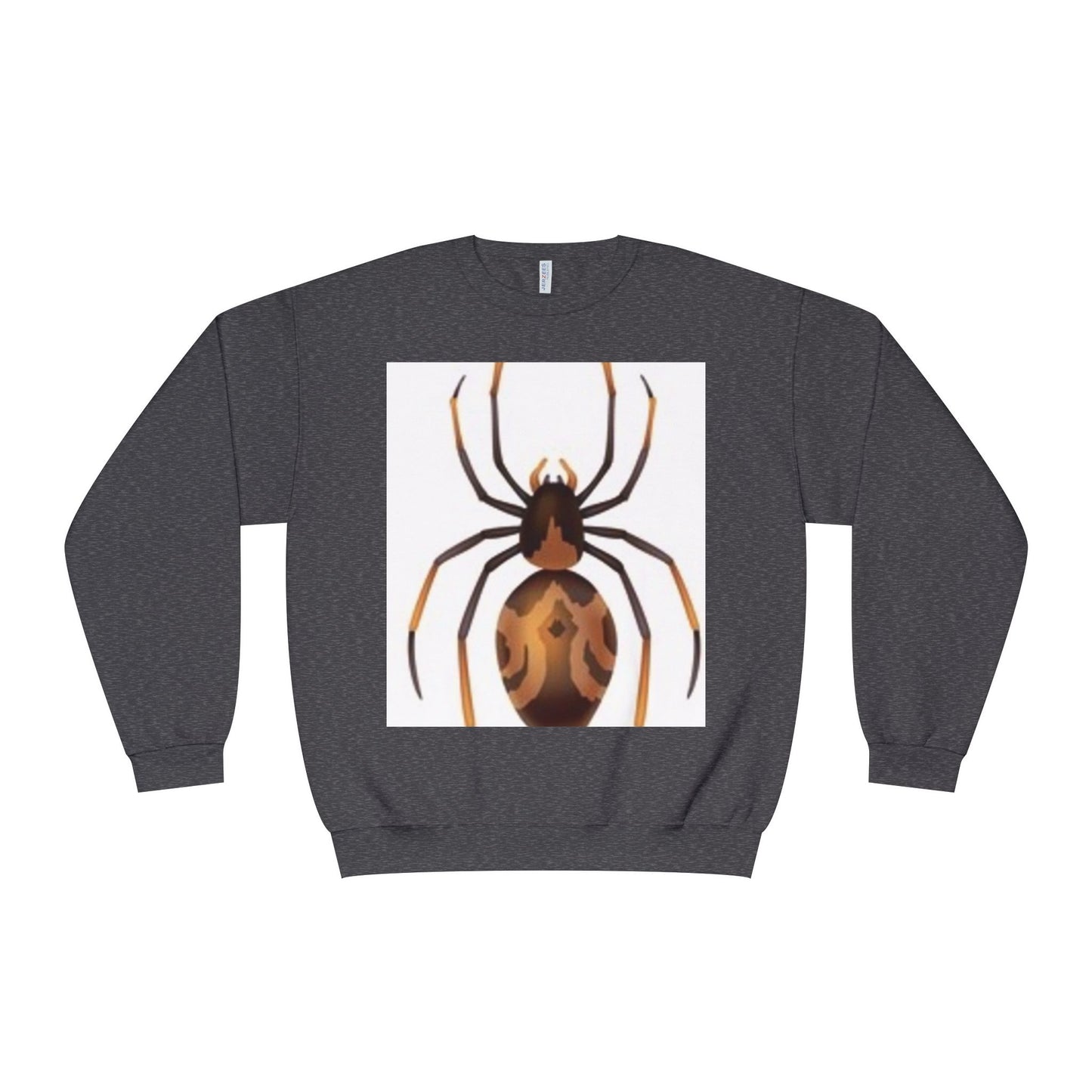 Unisex Spider Graphic Crewneck Sweatshirt - Cozy Fall Fashion
