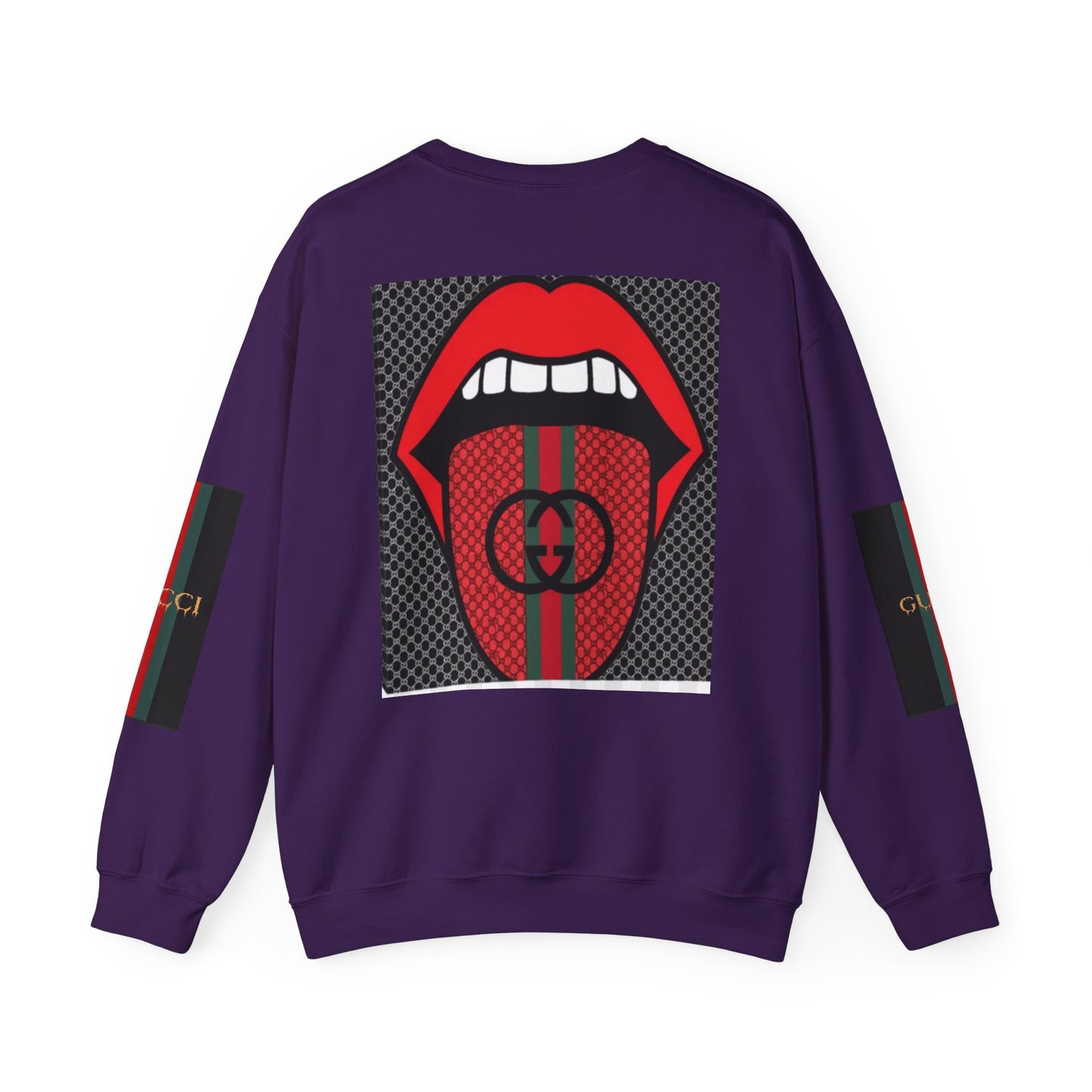 Gucci Inspired Unisex Heavy Blend Crewneck Sweatshirt - Bold Graphic Design