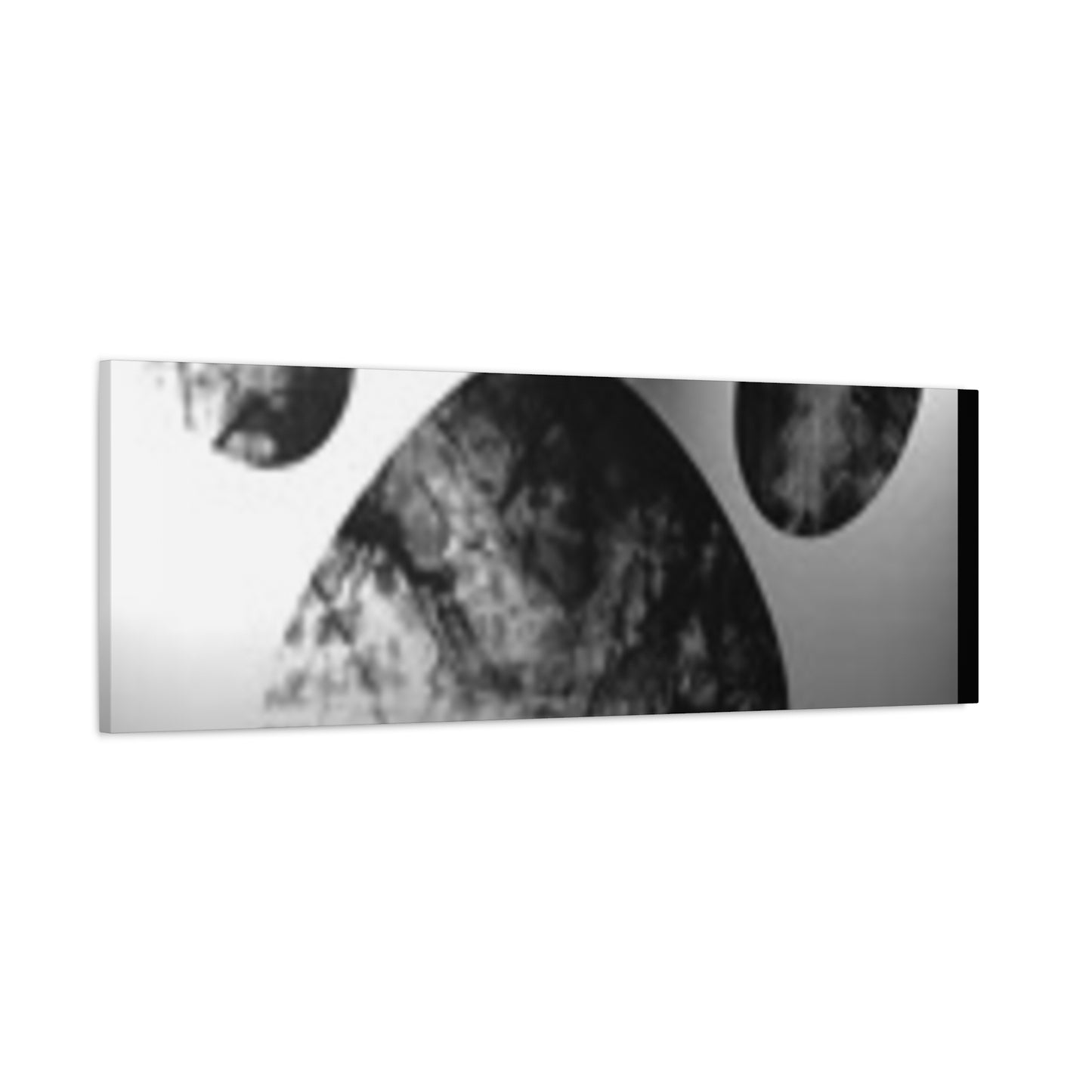 Black Paw Print Canvas Art - Modern Animal Decor for Pet Lovers