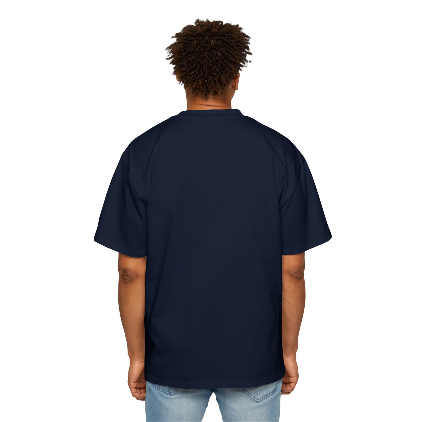 Whimsical Rabbit Oversized Tee for Men - Fantasy Art Shirt