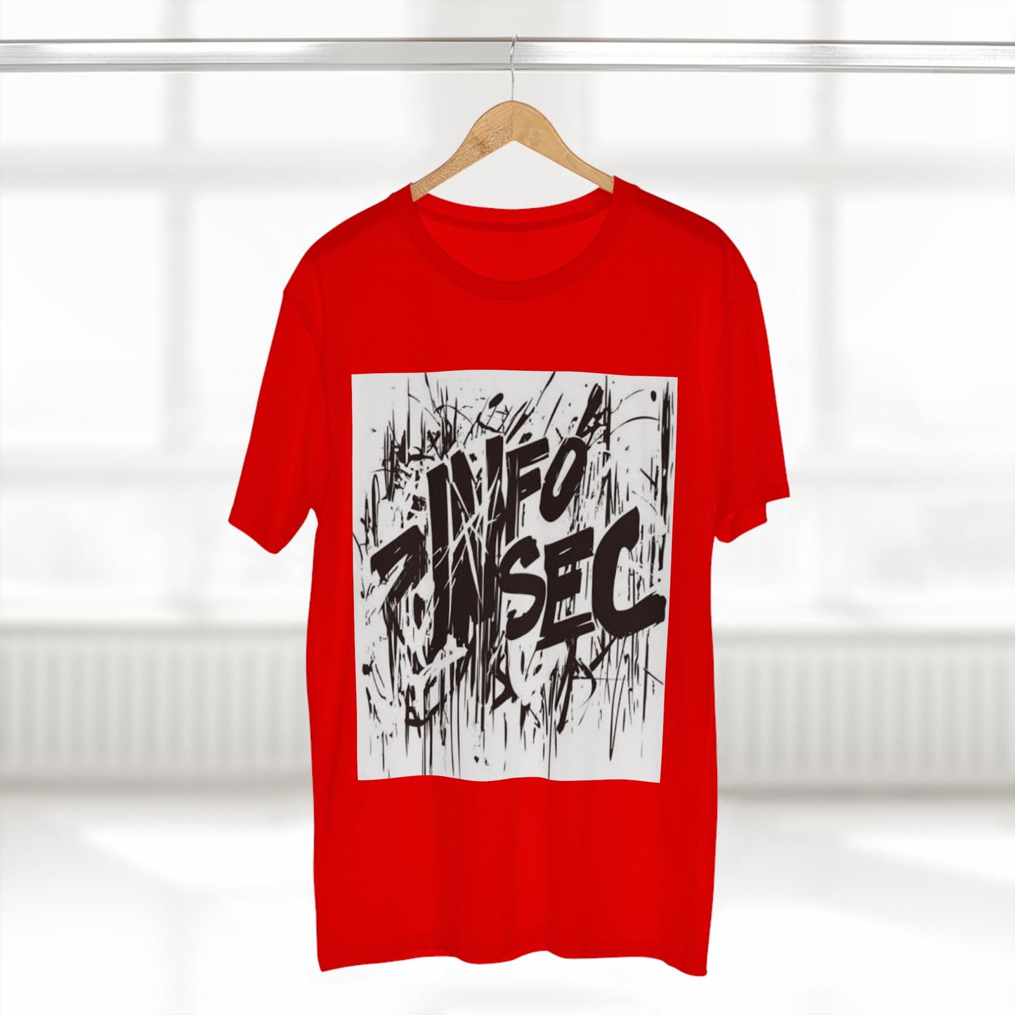 Trendy Graphic Tee with 'INFO SEC' Design – Perfect for Casual Wear or Cybersecurity Fans