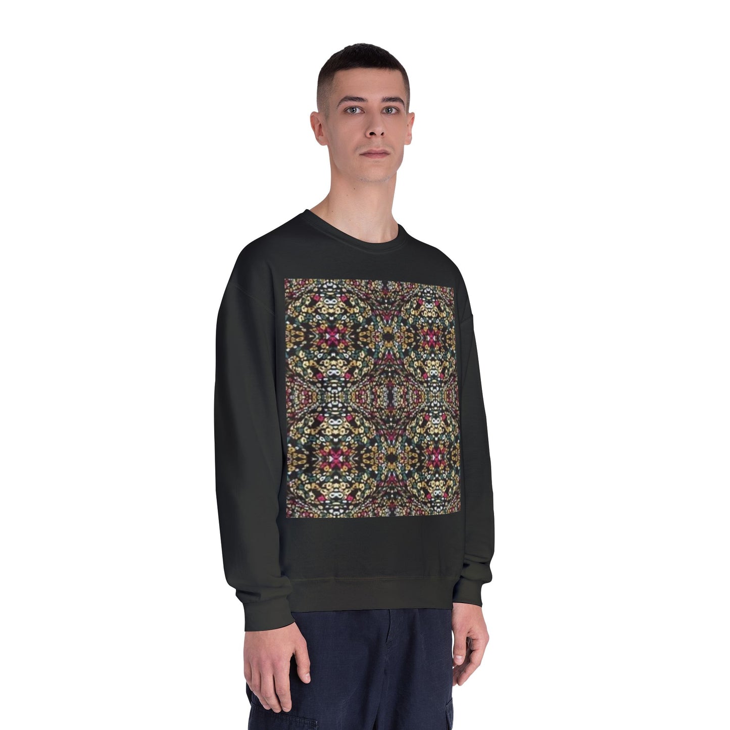 Vibrant Floral Pattern Unisex Crewneck Sweatshirt