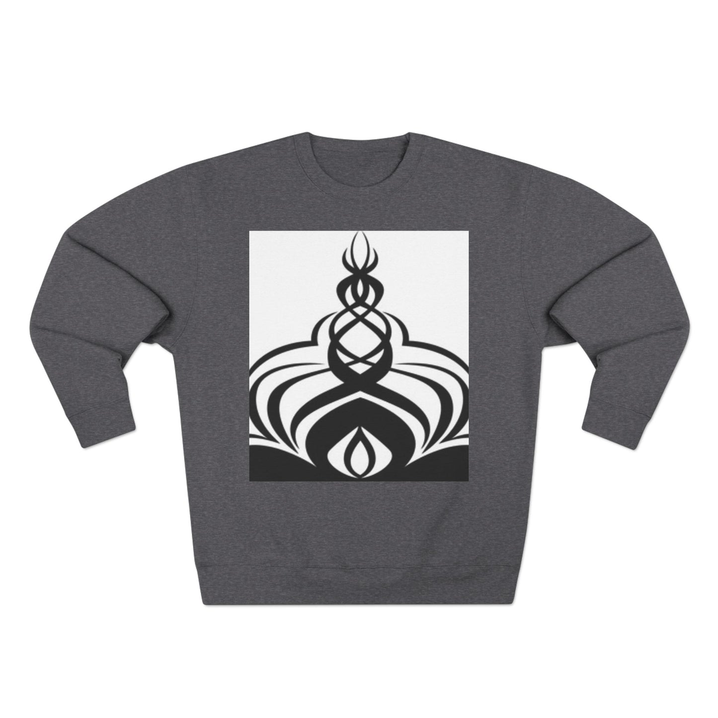 Modern Unisex Crewneck Sweatshirt with Abstract Design