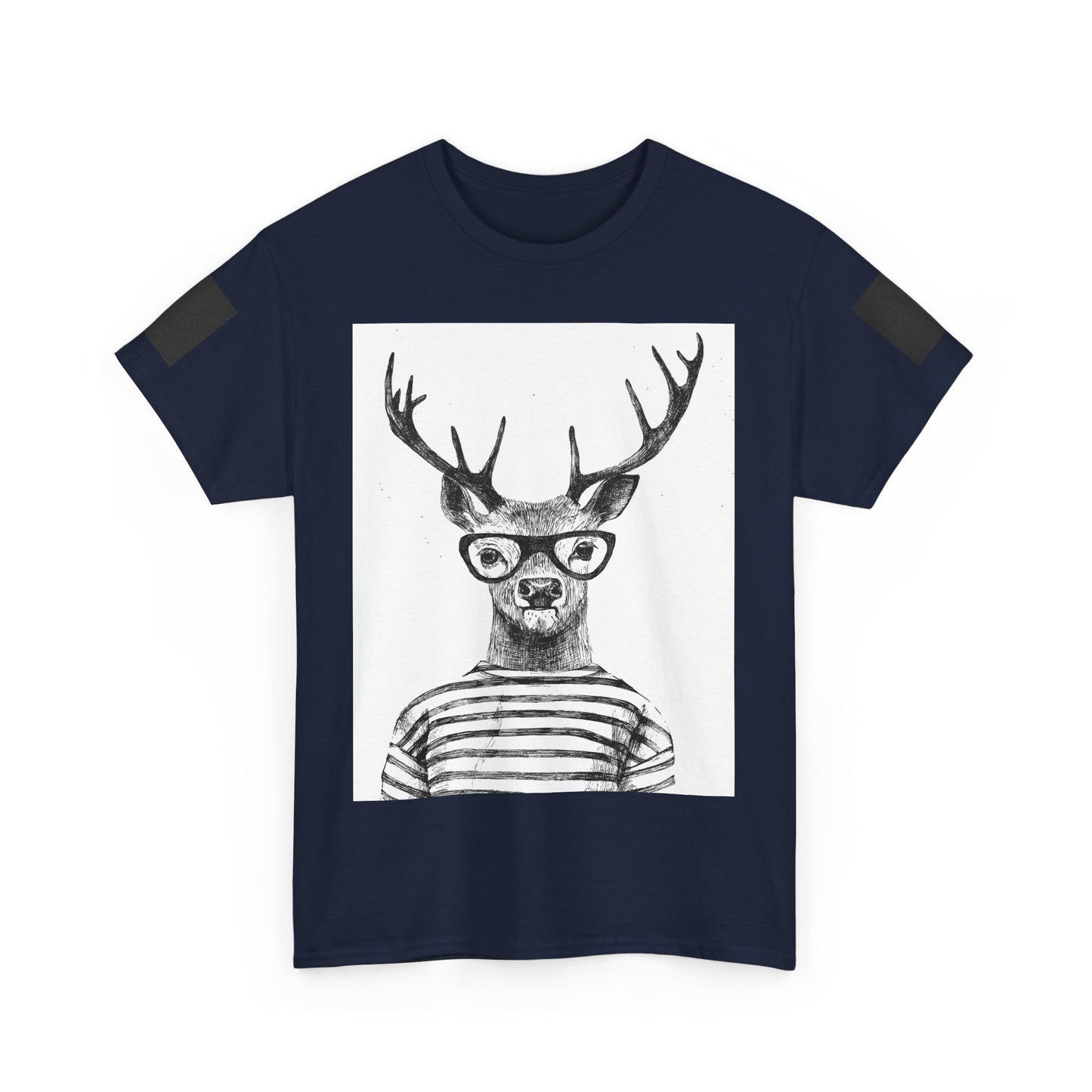 Cool Vintage Deer Graphic Unisex Heavy Cotton Tee