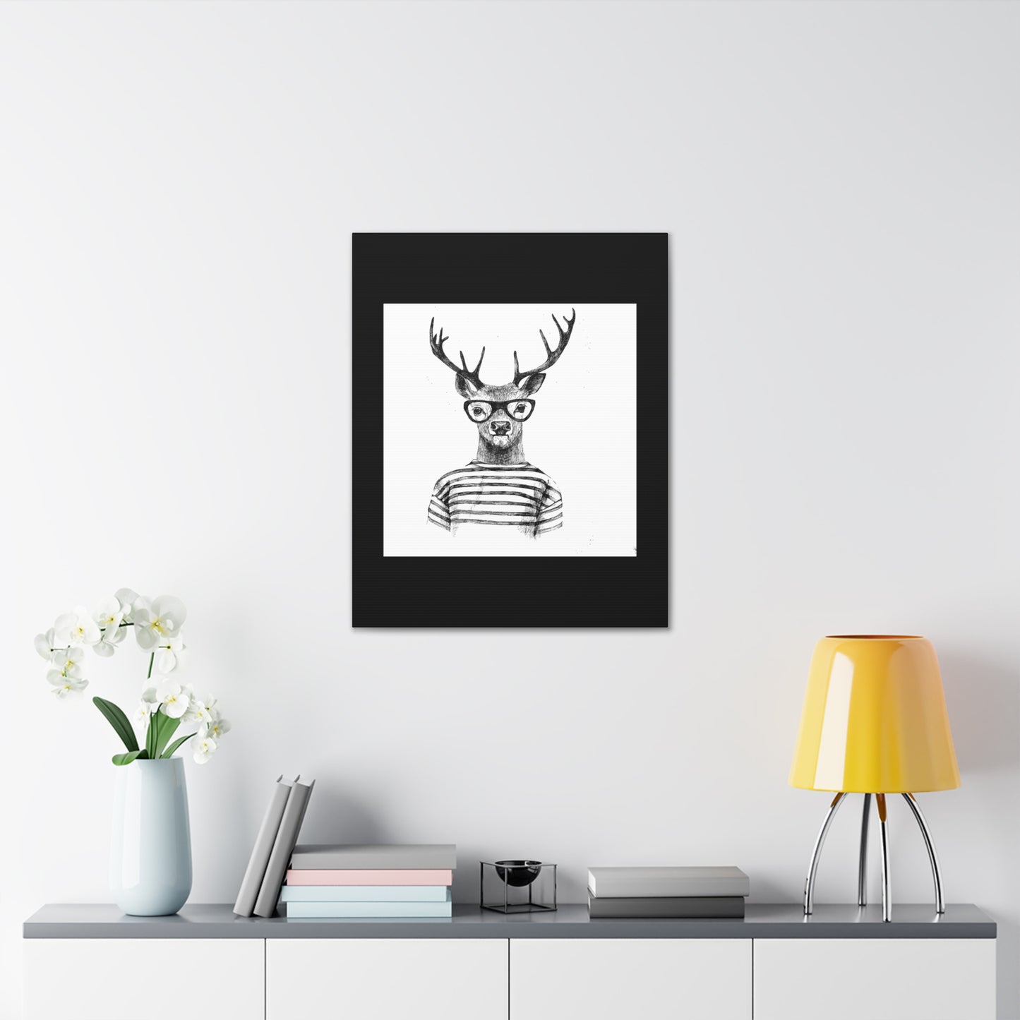 Whimsical Deer Canvas Gallery Wraps - Unique Home Decor for Animal Lovers