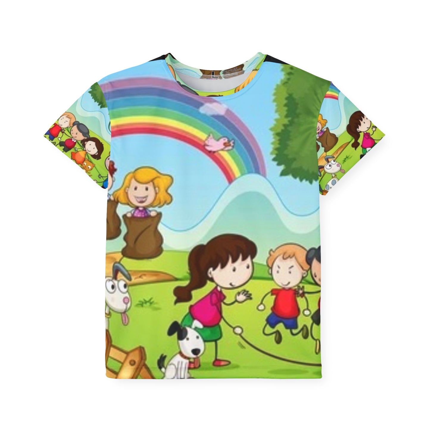 Colorful Kids Sports Jersey - Fun Outdoor Activities Design