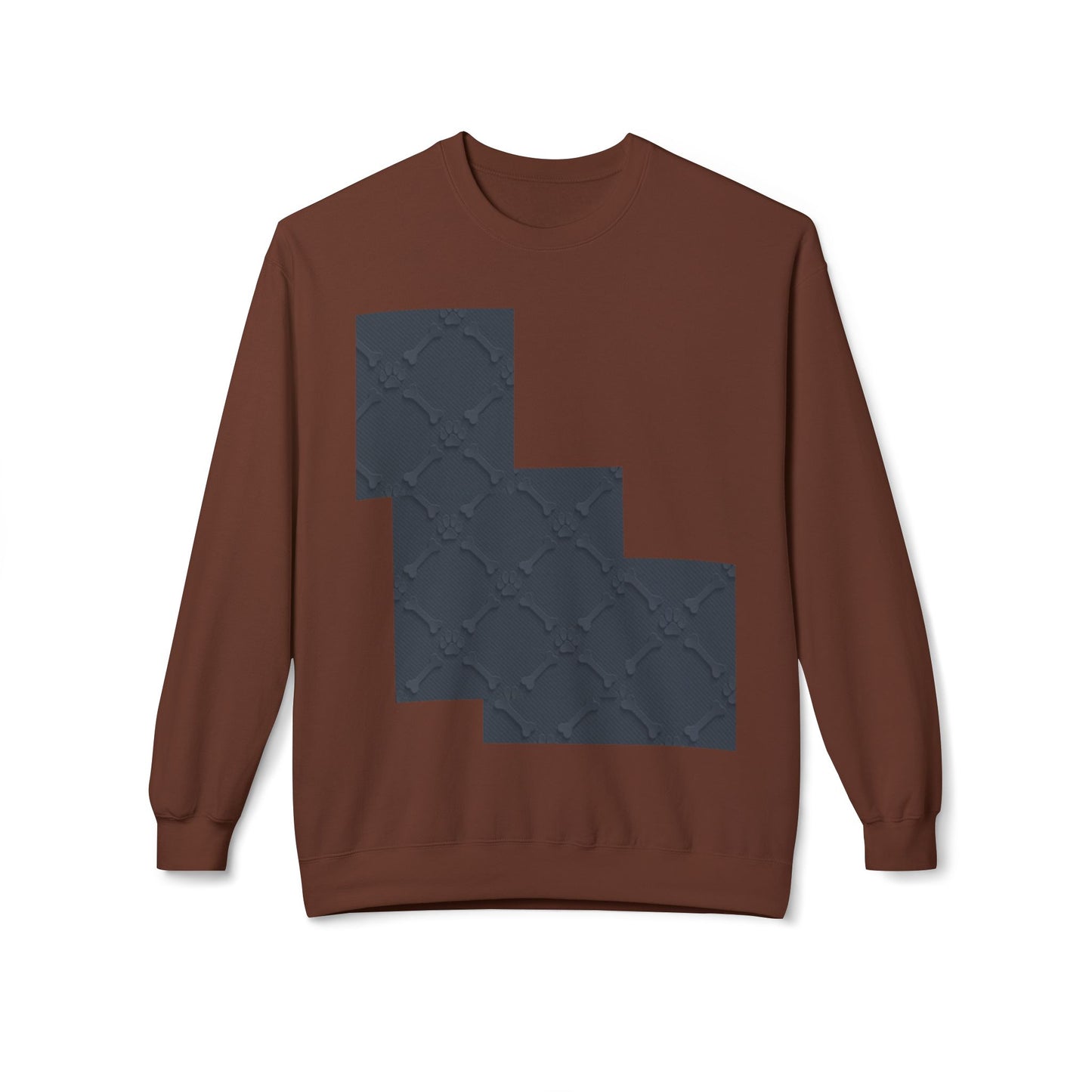 Minimalist Pet-Themed Crewneck Sweatshirt for Animal Lovers