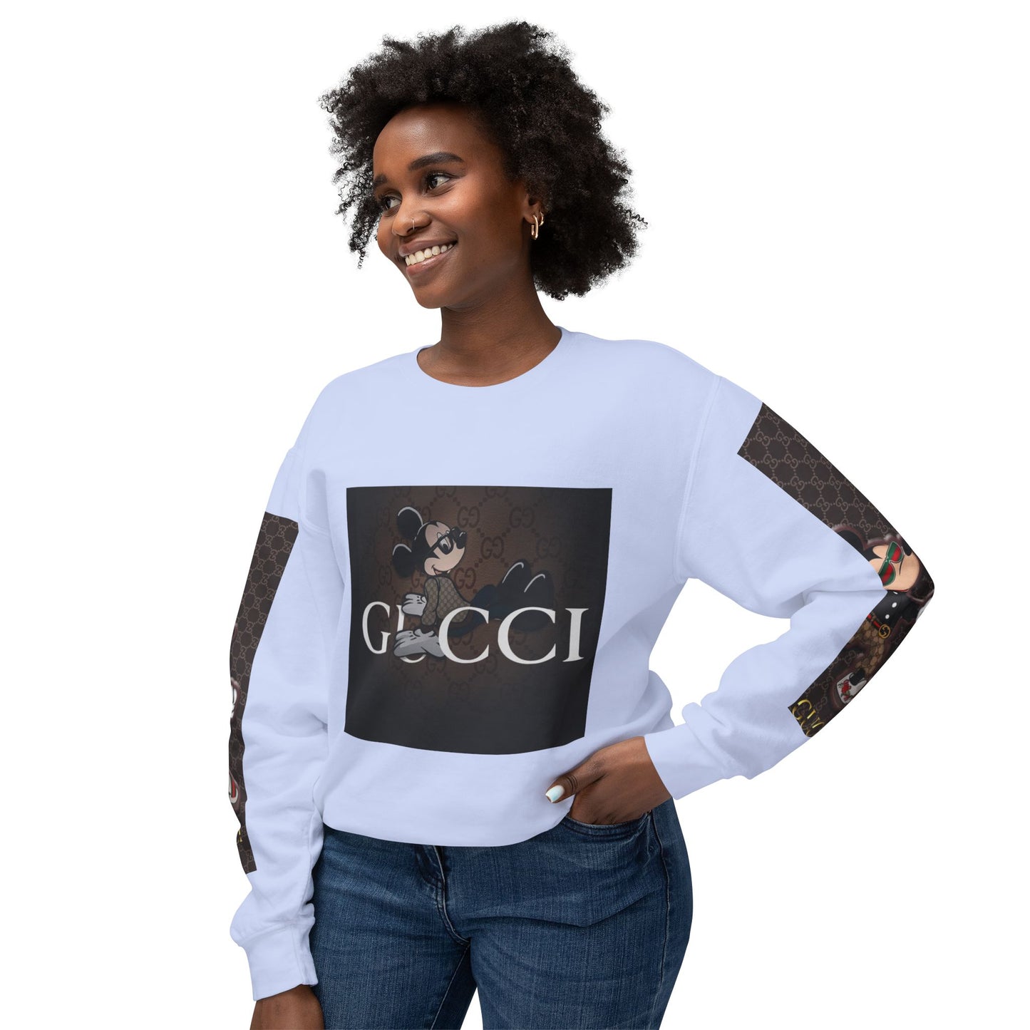Mickey Mouse Stylish Crewneck Sweatshirt - Unisex Luxury Fashion