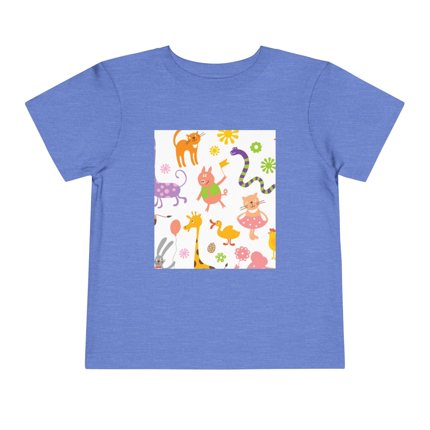 Playful Toddler Tee with Fun Animal Prints