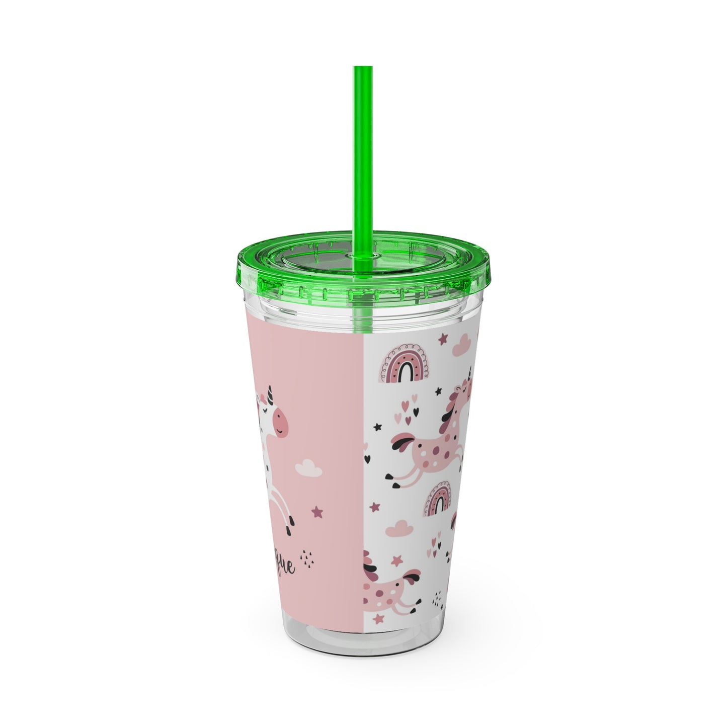 Sunsplash Unicorn Tumbler – 16oz Drinkware with Straw, Perfect for Kids & Unicorn Lovers